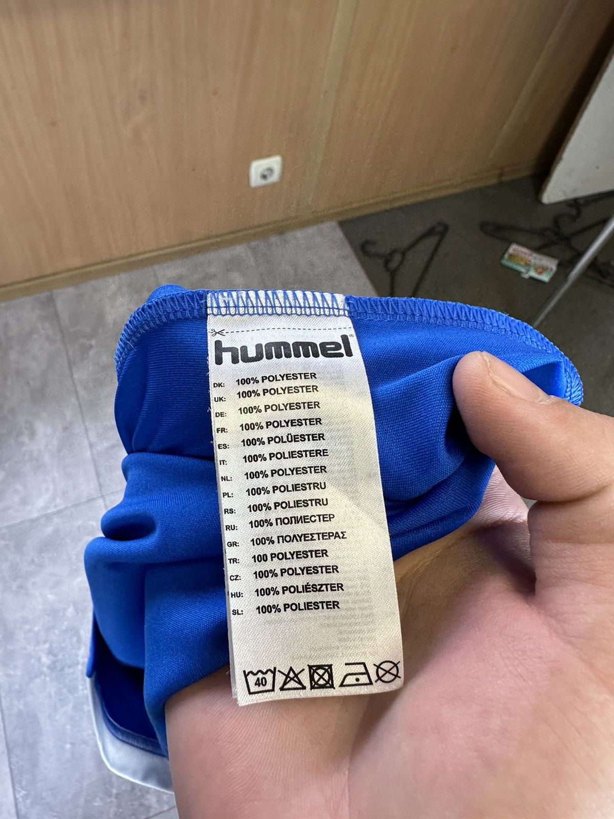 Hummel × Vintage Men’s Hummel Rangers football soccer shit jersey Size US S / EU 44-46 / 1 - 9 Thumbnail