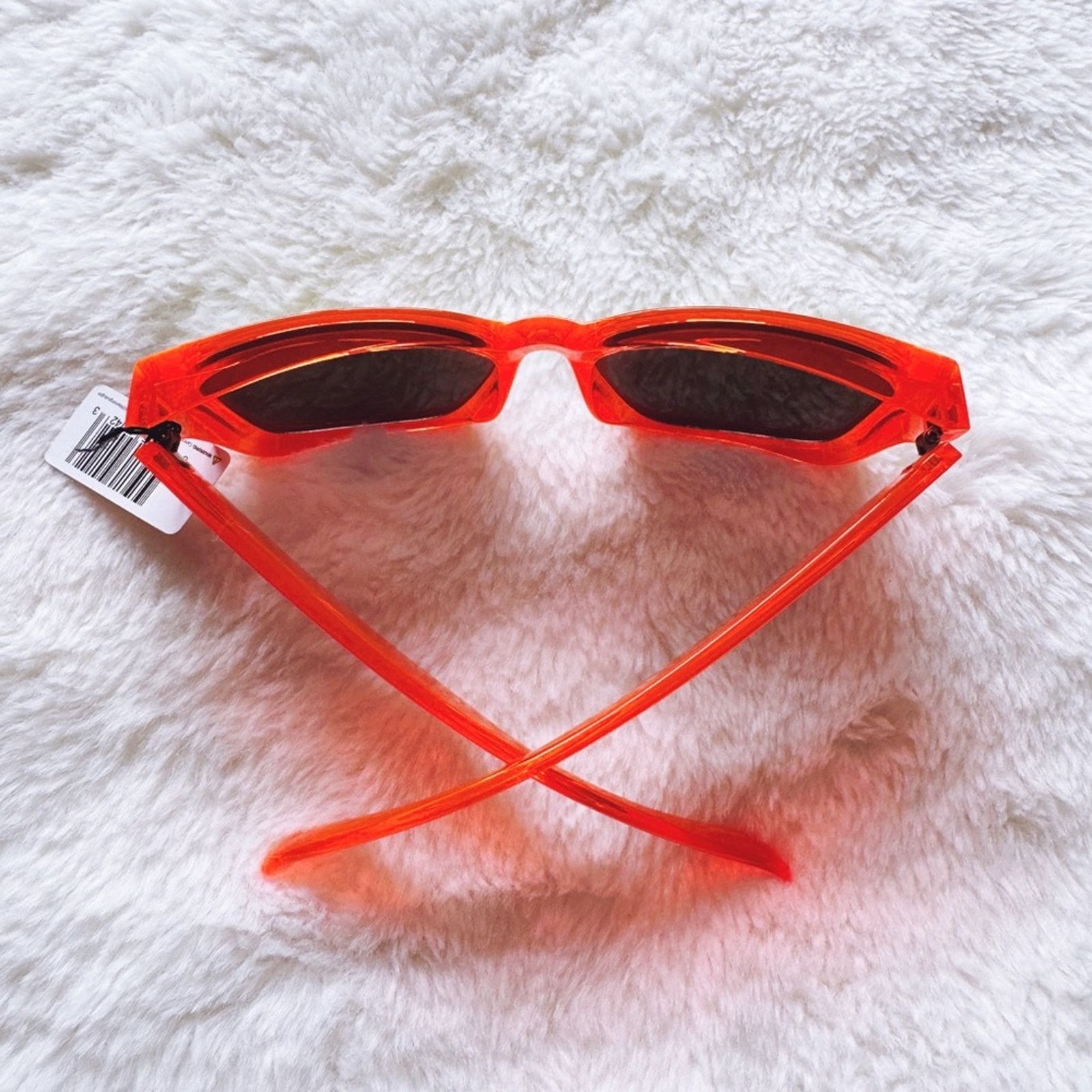 Other Cerise Bright Orange Mirrored Sunglasses Size ONE SIZE - 13 Thumbnail