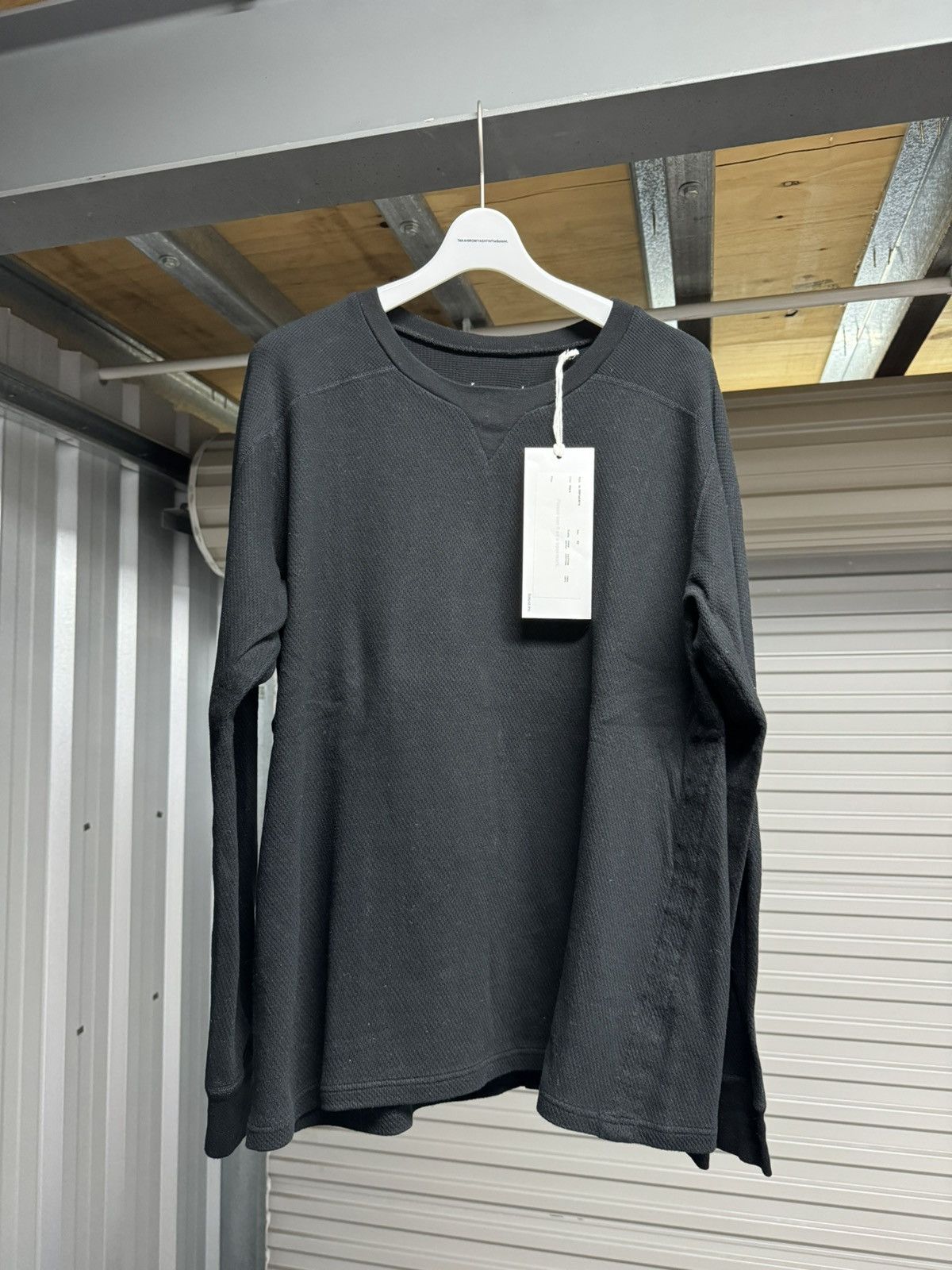 image of Takahiromiyashita The Soloist Takahiromiyashitathesoloist. Underwear Tee Black Size52 Aw15 (Size La