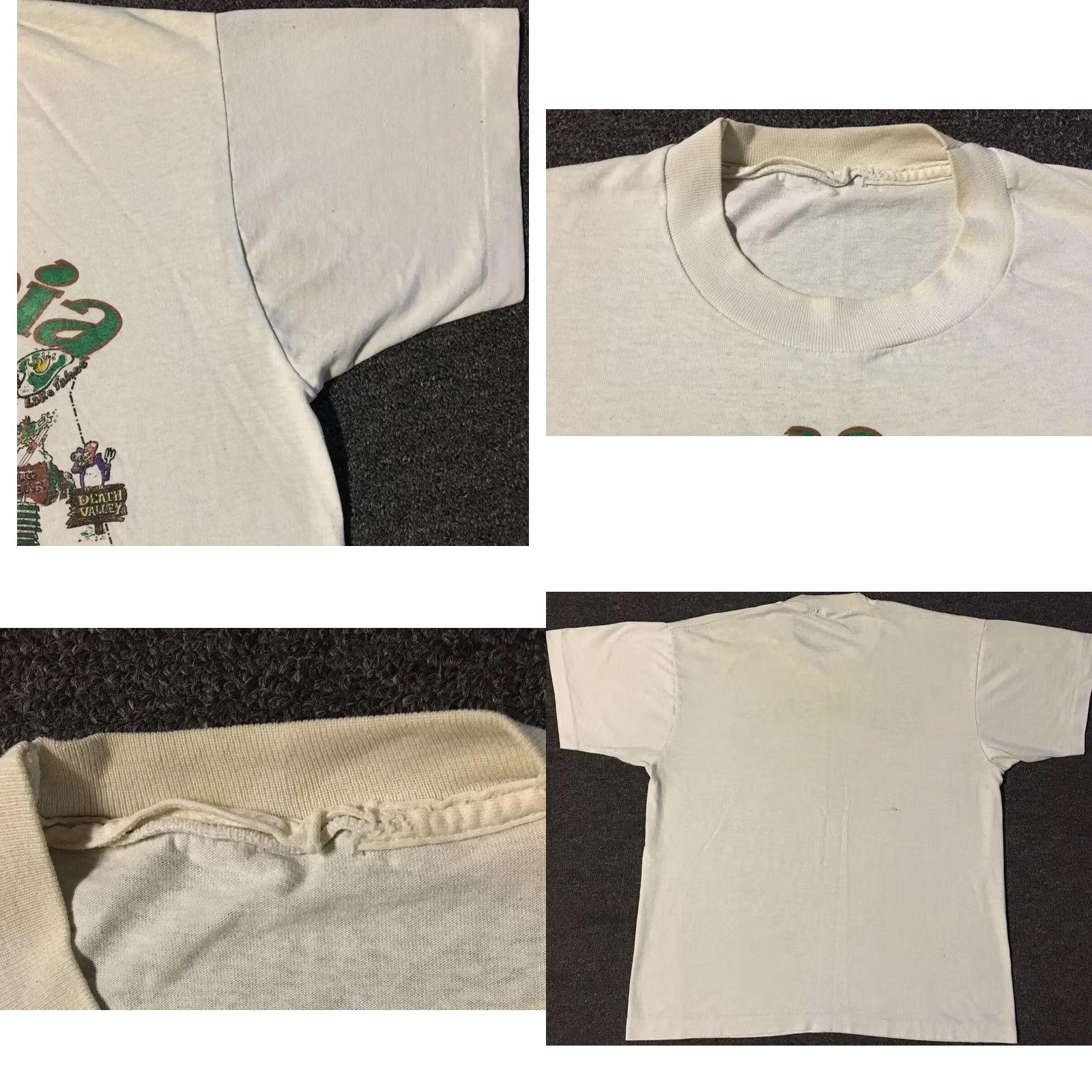 Vintage VINTAGE I Love California Faded Distress Shirt S White Mens 90s 80s Band Graphic Grunge Surf USA Beach Cartoon 80s Distressed Single Stitch T-Shirt Size US S / EU 44-46 / 1 - 8 Thumbnail