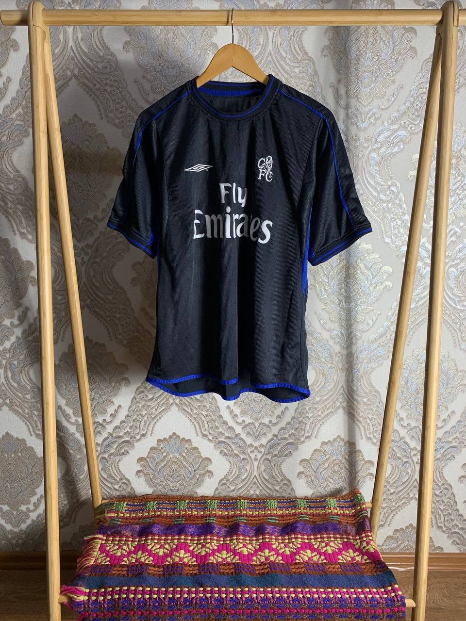 Vintage VERY RARE UMBRO FC CHELSEA LONDON ENGLAN SOCCER JERSEY 90s Size US L / EU 52-54 / 3 - 1 Thumbnail