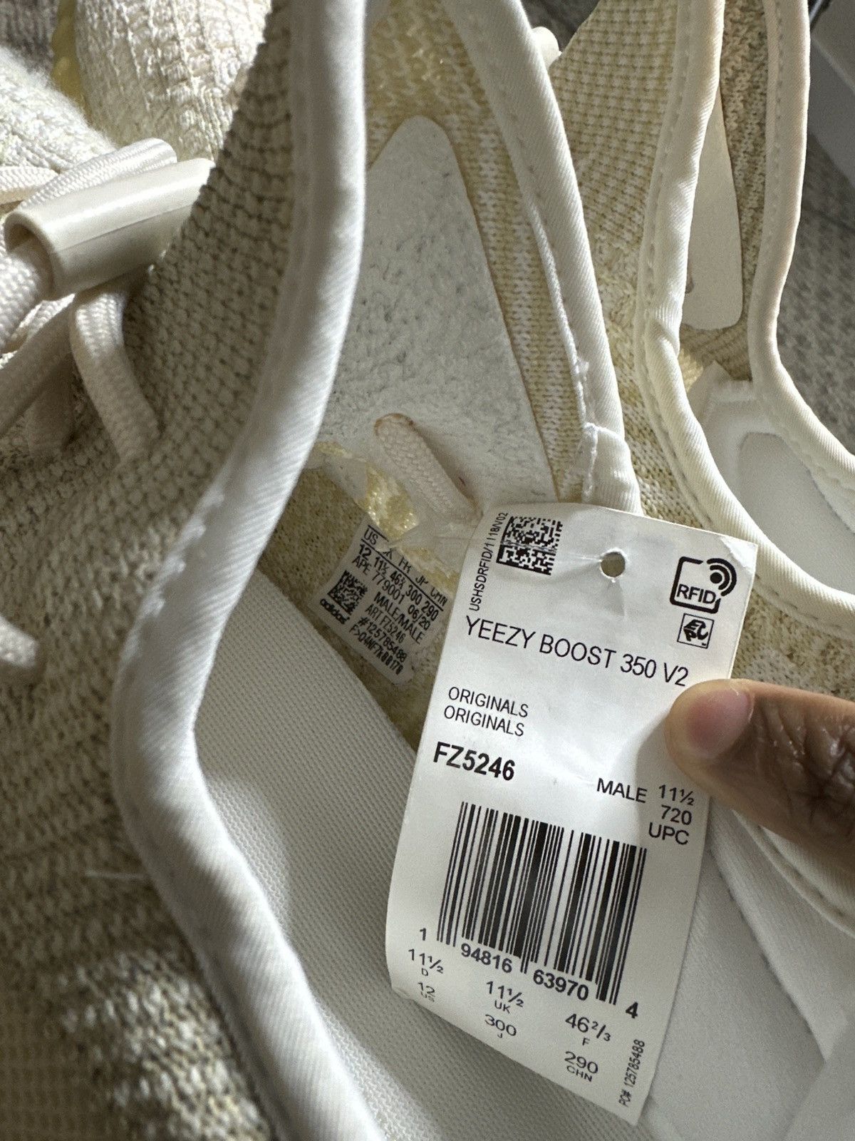 Yeezy Yeezy Boost 350 V2 ‘Natural’ Size US 12 / EU 45 - 5 Thumbnail