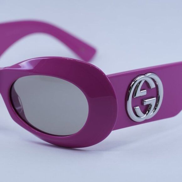 Gucci Gucci GG1696S 004 Sunglasses Fuchsia Frame - Lowest Price! Size ONE SIZE - 3 Thumbnail