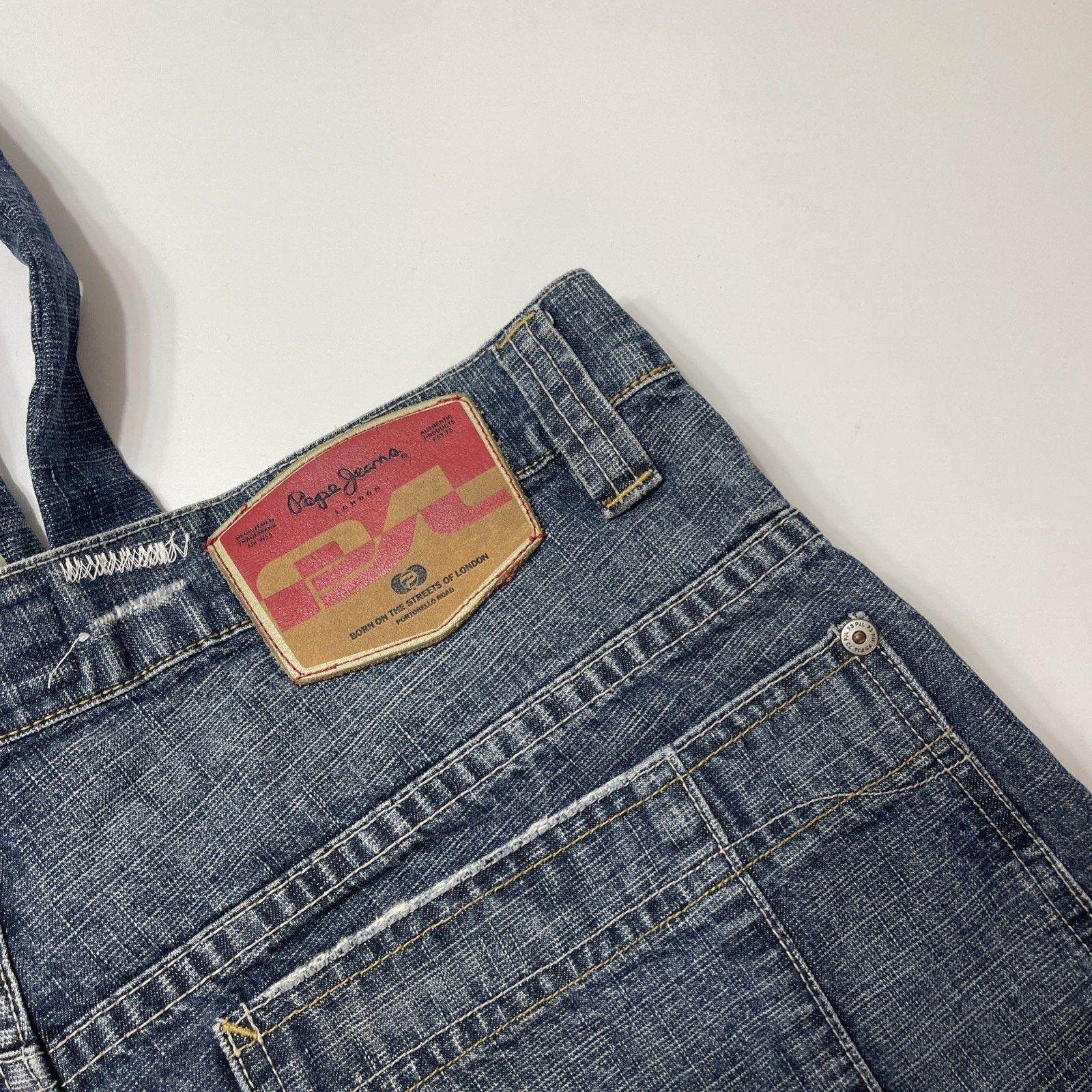 Pepe Jeans VtgY2K Pepe Jeans London Purse Denim Custom Bag Size ONE SIZE - 2 Thumbnail