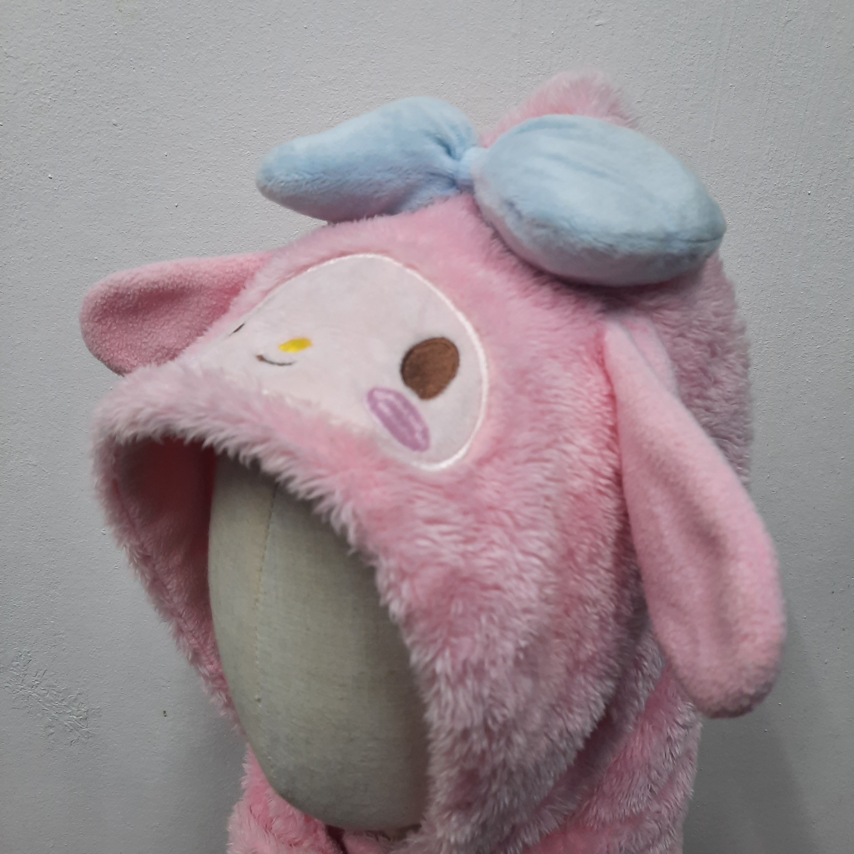 Anime 🌸 My melody hello kitty sanrio face earflap balaclava hat Size ONE SIZE - 3 Thumbnail