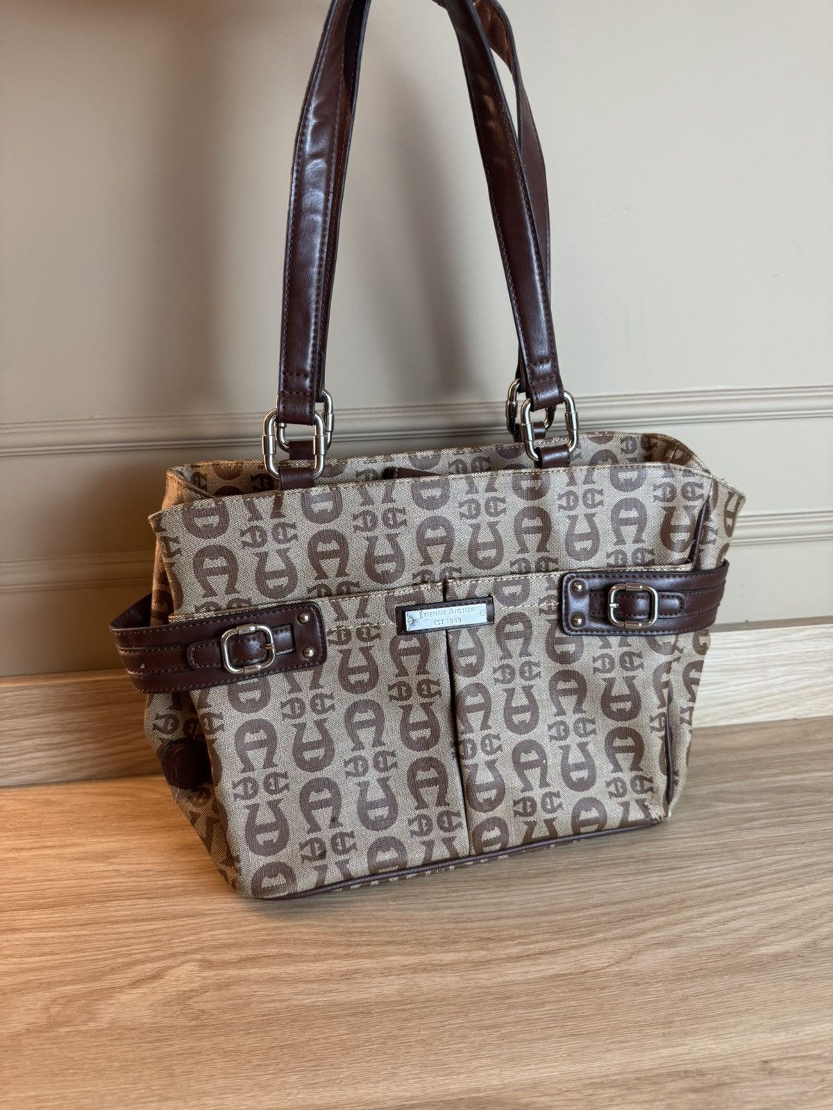 Aigner Etienne Aigner brown monogram y2k bag Size ONE SIZE - 1 Thumbnail