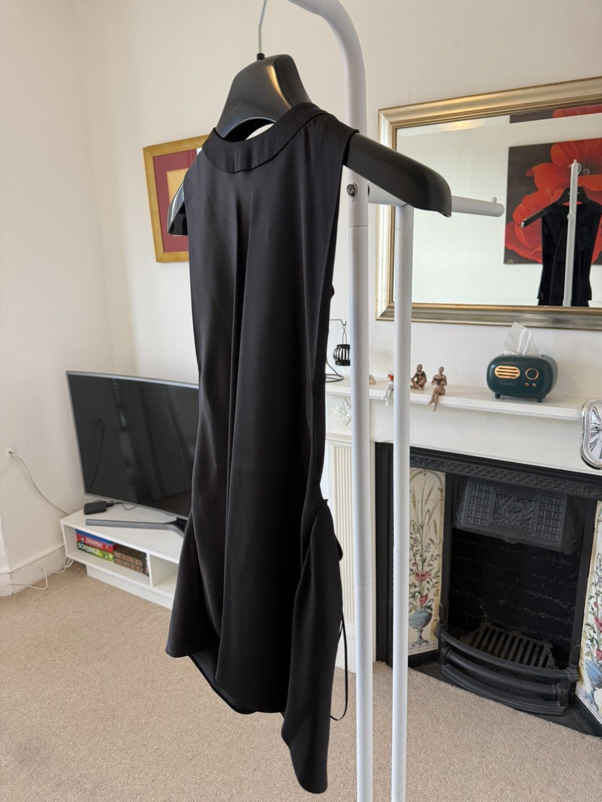 Saint Laurent Paris FW23 Saint Laurent Lavalliere Back Blouse in Crepe Satin Size US S / EU 44-46 / 1 - 7 Thumbnail
