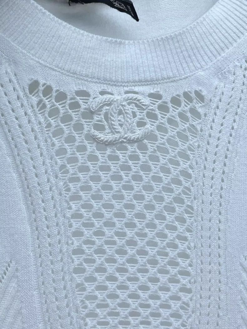 Chanel Chanel 24B knitted hollow dress 2504-Nextarrow Size XS / US 0-2 / IT 36-38 - 3 Thumbnail
