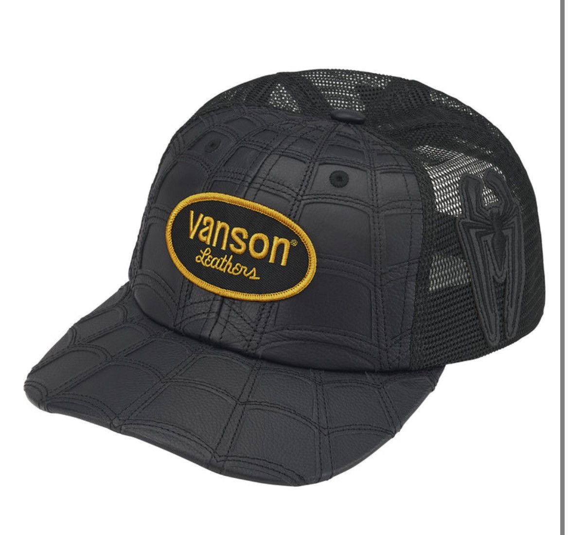 Supreme × Vanson Leathers Supreme Vanson Leather Spider Man Mesh Back 6 Panel Size ONE SIZE - 4 Thumbnail