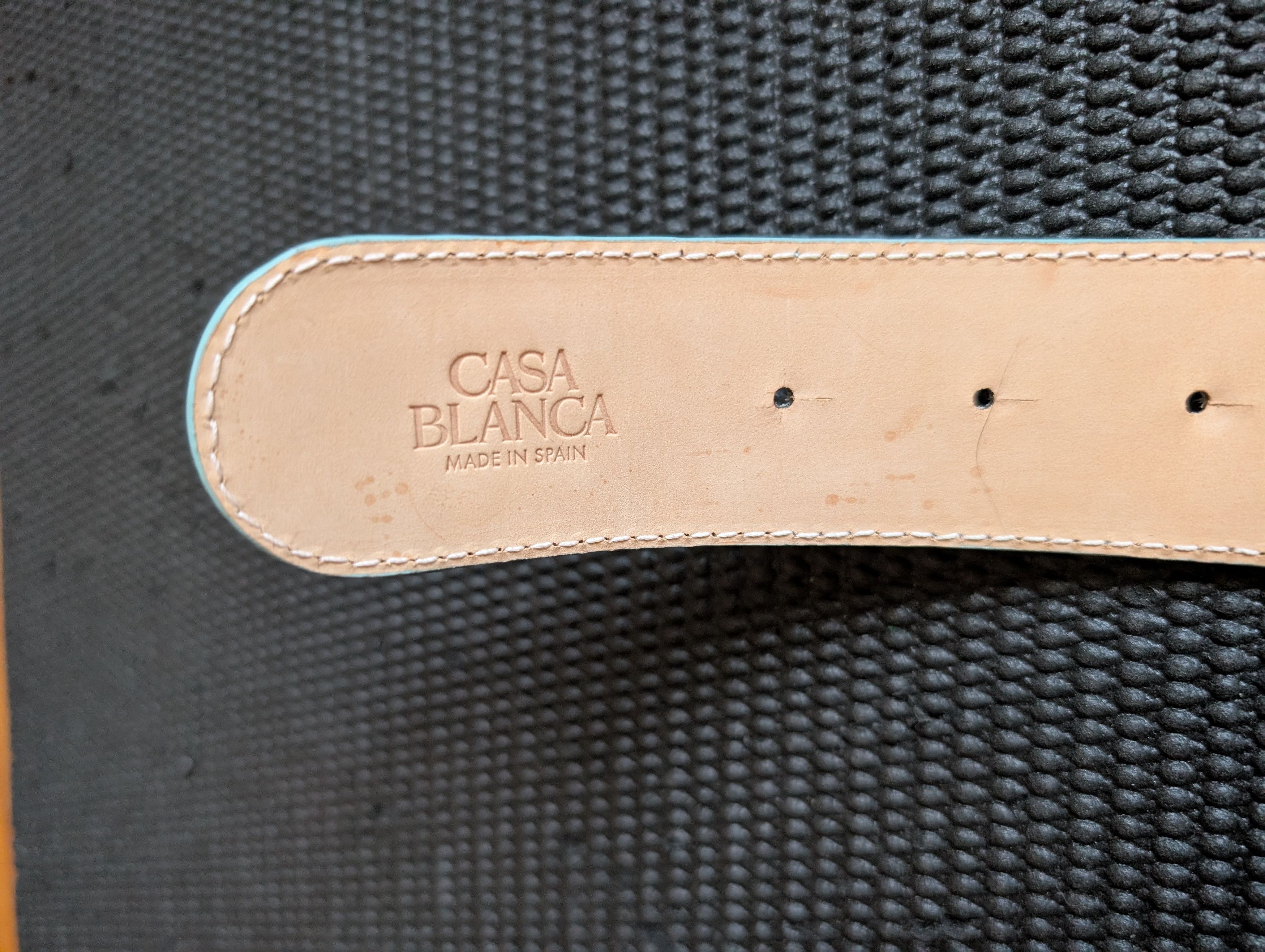 Casablanca Casablanca Multicolor Croc-embossednleather belt 95cm/38 Size 38 - 3 Thumbnail