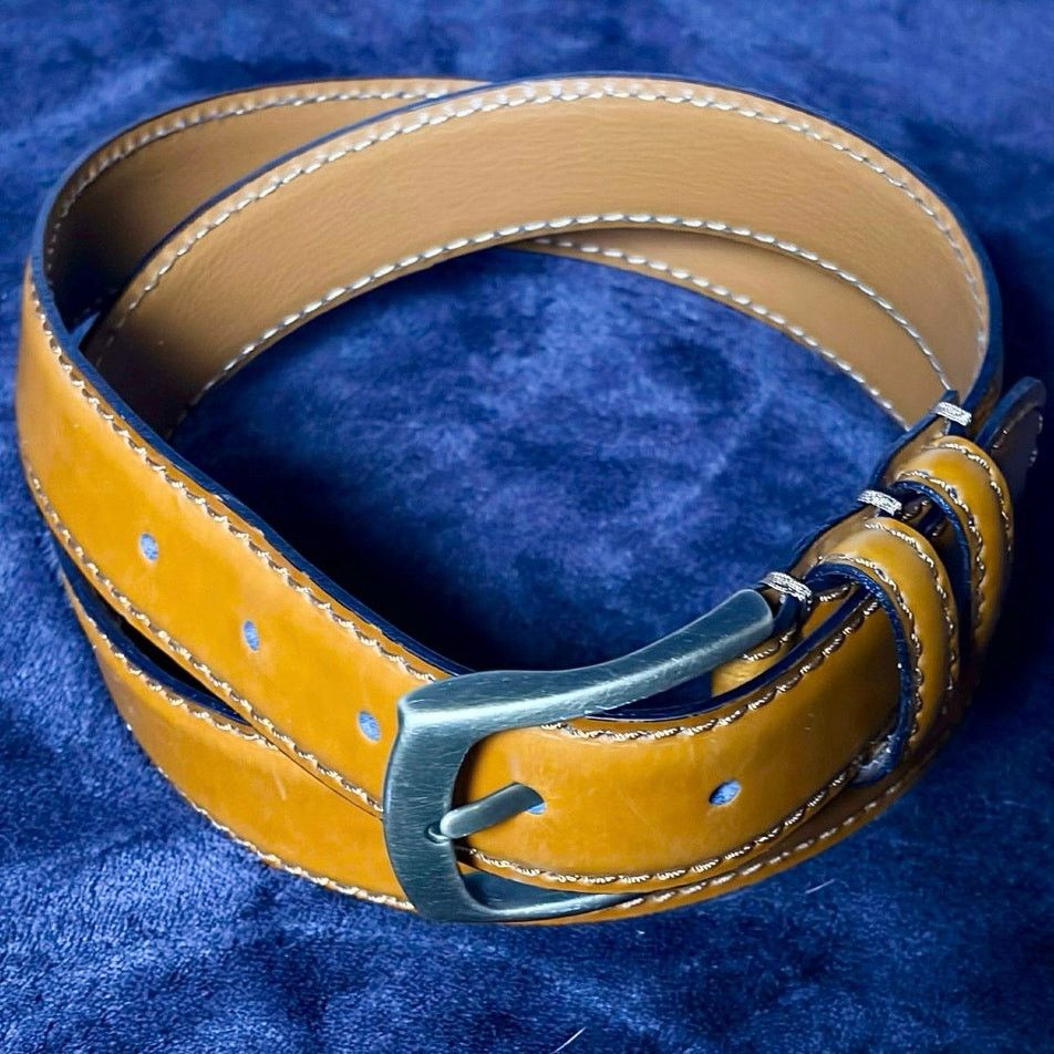 Joseph Abboud Brown Joseph Abboud Men’s Leather Belt Size ONE SIZE - 3 Thumbnail