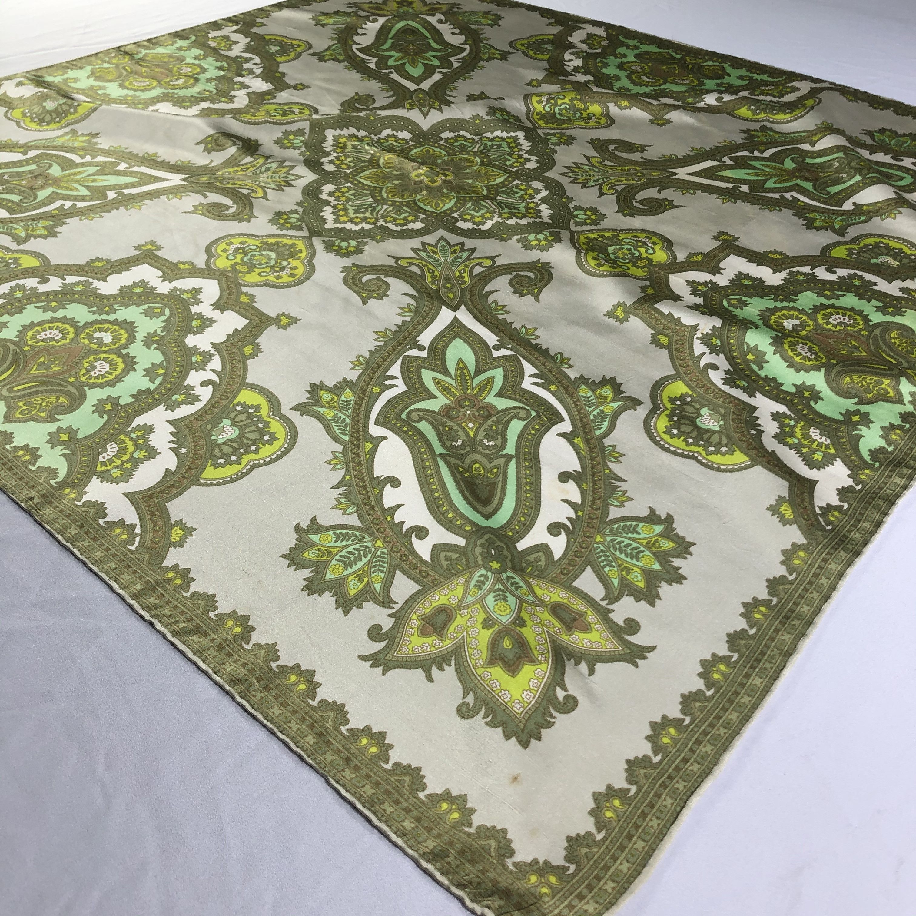 Vintage Vintage Silk Scarf Size ONE SIZE - 3 Thumbnail