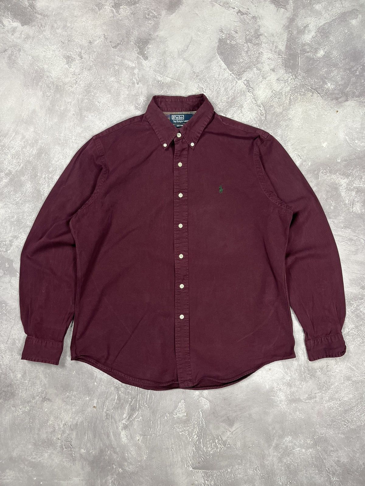 Polo Ralph Lauren Vintage Polo Ralph Lauren Oxford Button Up Shirt Custom Fit Size US L / EU 52-54 / 3 - 1 Thumbnail