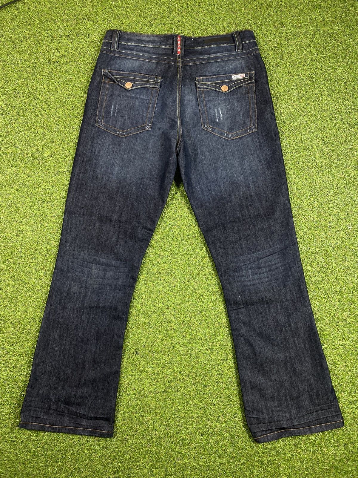 Japanese Brand Vintage Y2k Flared jeans faded Japanese style size 34 Size US 34 / EU 50 - 4 Thumbnail