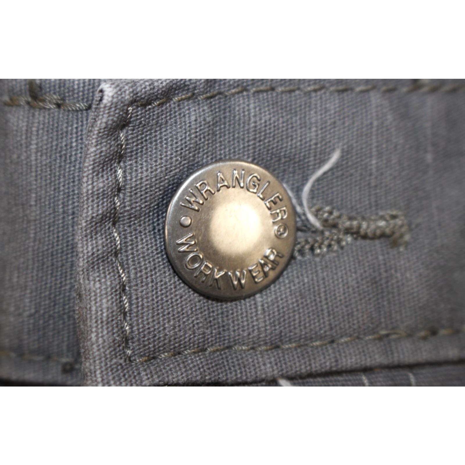 Wrangler Wrangler Workwear Ranger Double Knee Cargo Ripstop Pants Mens 42x32 Gray Size US 42 / EU 58 - 5 Thumbnail