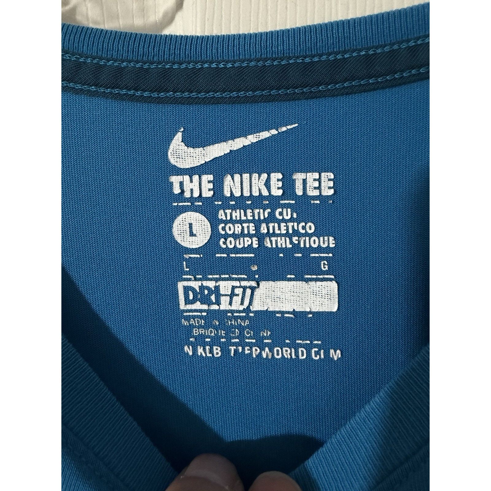Nike Nike Kobe Bryant Black Mamba Shirt Sz L Teal DriFit Size US L / EU 52-54 / 3 - 3 Thumbnail