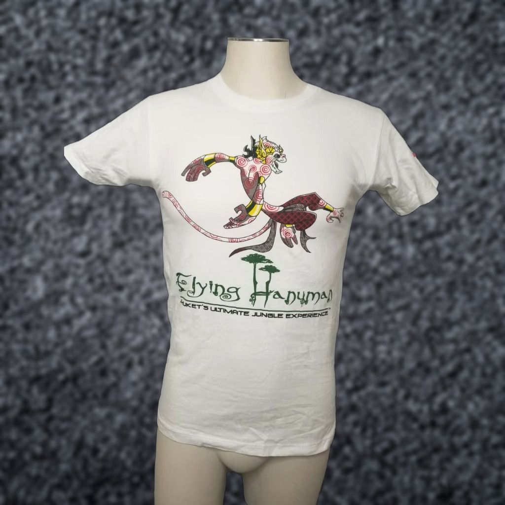 Doublet Flying Hanuman Shirt Mens M Zipline Phuket Thailand Adventure Double Sided T Shirt Size US M / EU 48-50 / 2 - 1 Thumbnail