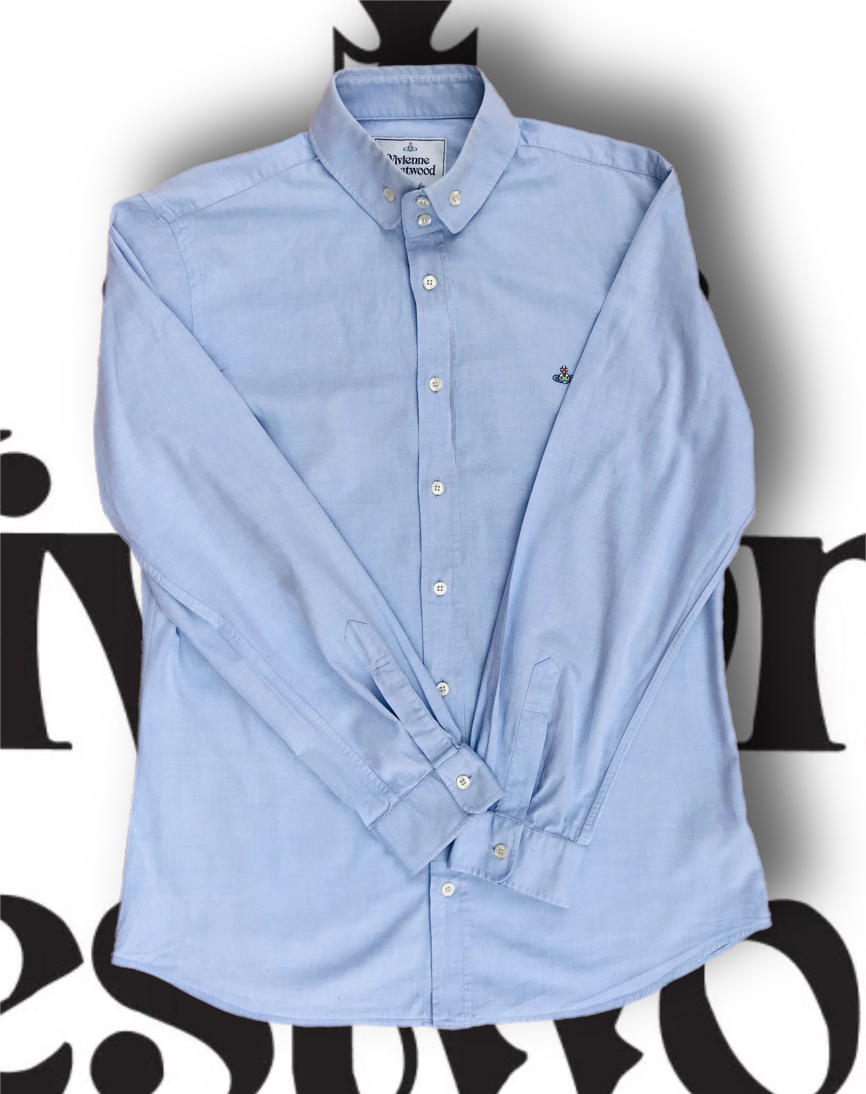 Vivienne Westwood Vivienne Westwood Man Long Sleeve Dress Shirt Button Men's Size US L / EU 52-54 / 3 - 3 Thumbnail