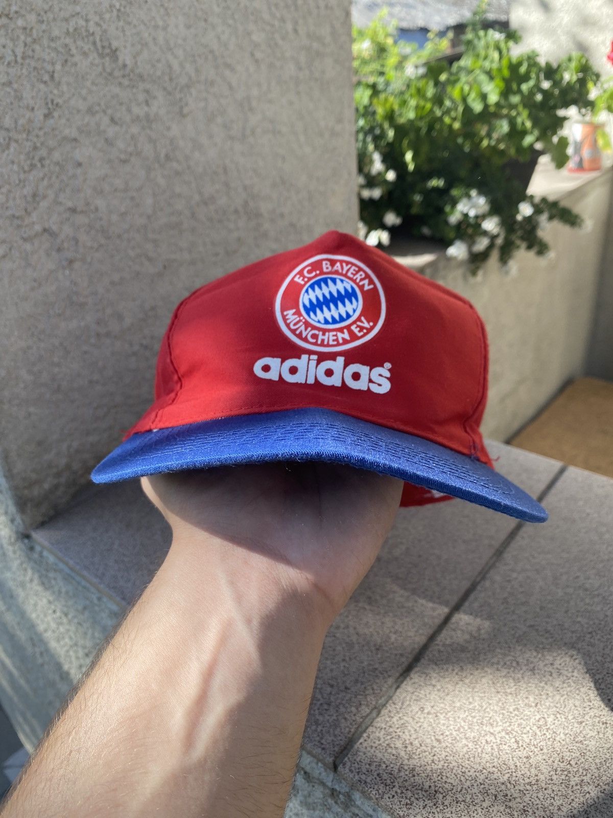 Adidas × Vintage Vintage Adidas Bayern Munich 90s Cap Soccer hat Size ONE SIZE - 3 Thumbnail