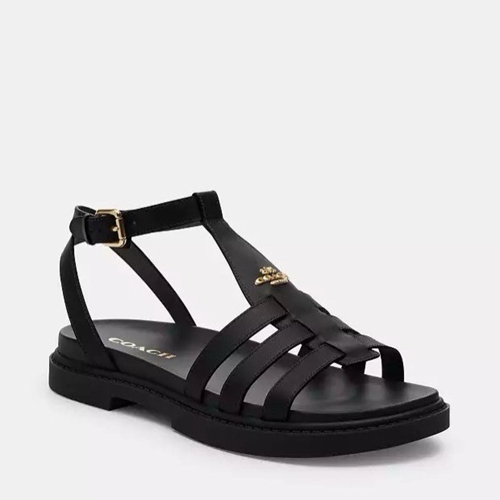 Coach NWT Coach Franny Sandal black Cr866 us6 Size US 6 / IT 36 - 5 Thumbnail