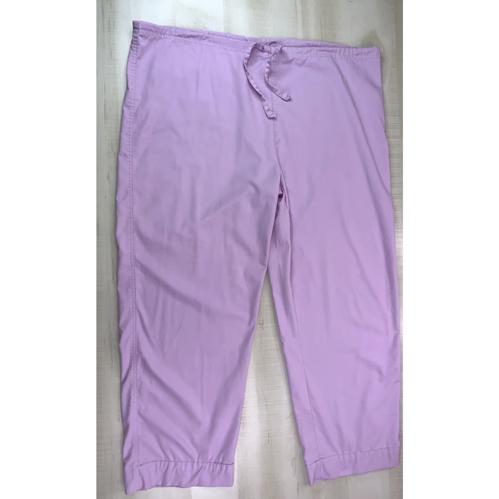Dickies Dickies Purple Scrub Bottoms Womens L Drawstring Soft Straight Leg Pants-44A Size 36" / US 14 / IT 50 - 2 Thumbnail