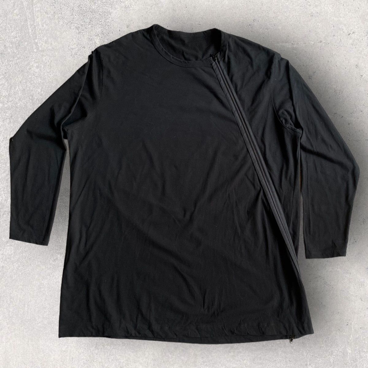 Yohji Yamamoto Ground Y Zip Asymmetric Oversized L/S Size US L / EU 52-54 / 3 - 8 Thumbnail