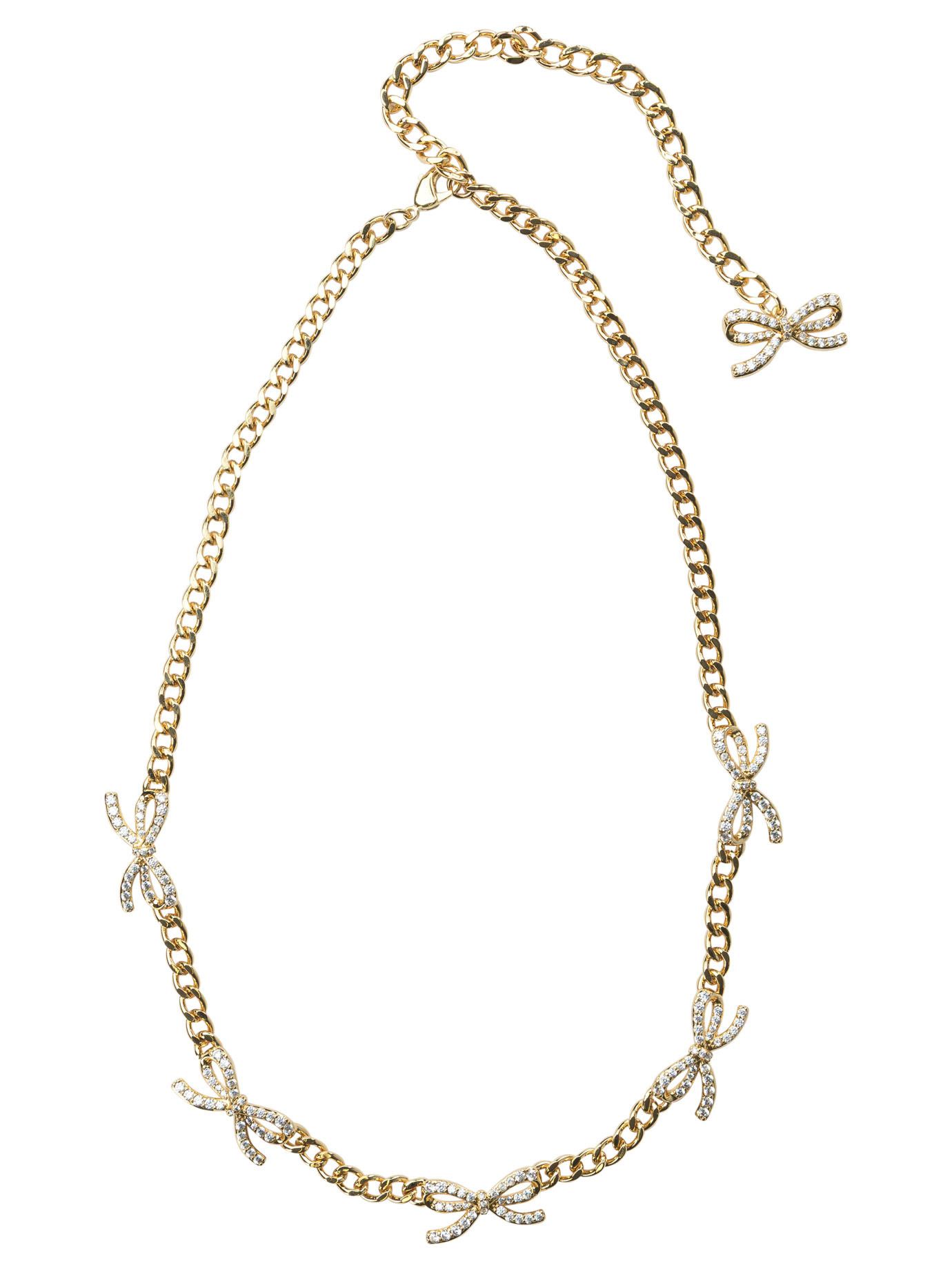 Self-Portrait Self-Portrait Necklace With Bows With Crystals Women - USA Duties Paid Size ONE SIZE - 1 Thumbnail