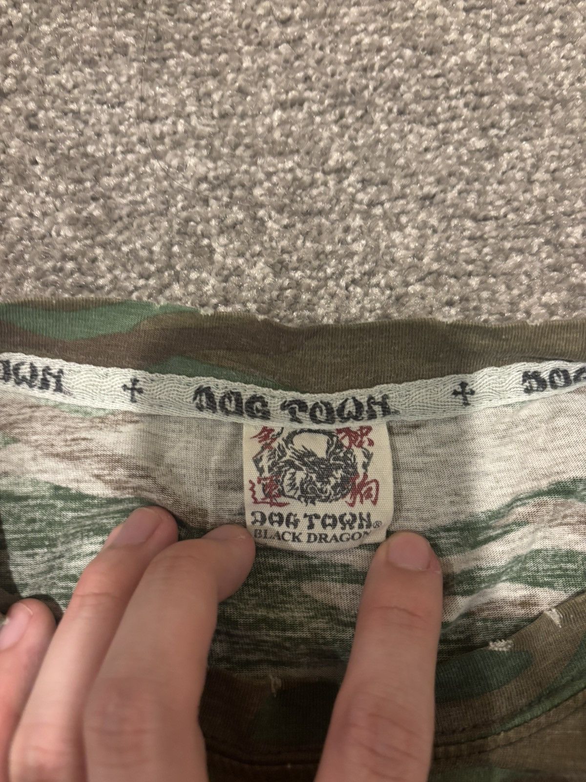 Dogtown DOGTOWN Black Dragon Camo T-Shirt Size US XL / EU 56 / 4 - 4 Thumbnail