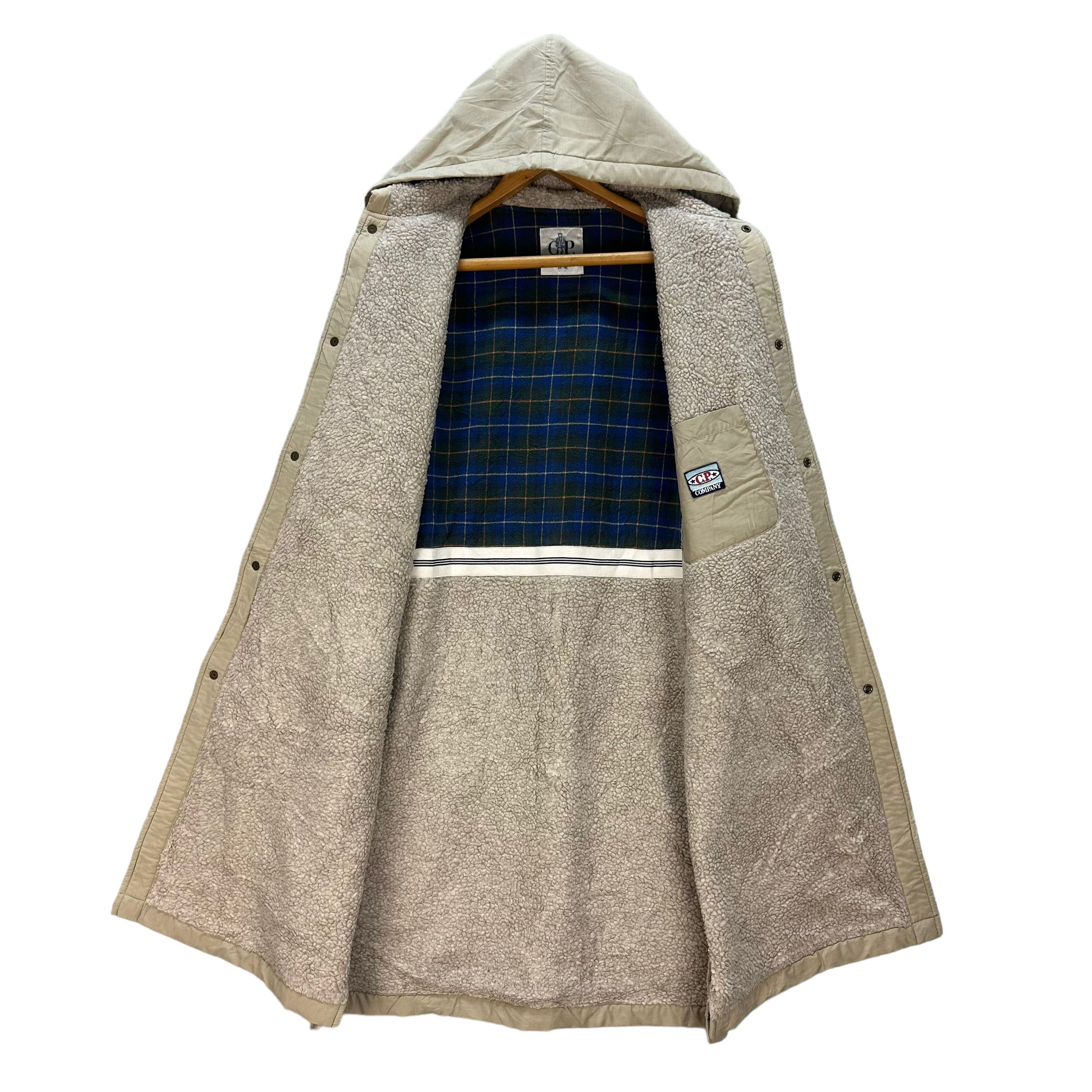 C.P. Company CP COMPANY EMBROIDERY BIG LOGO SHERPA PARKA #8286-001 Size US L / EU 52-54 / 3 - 10 Thumbnail