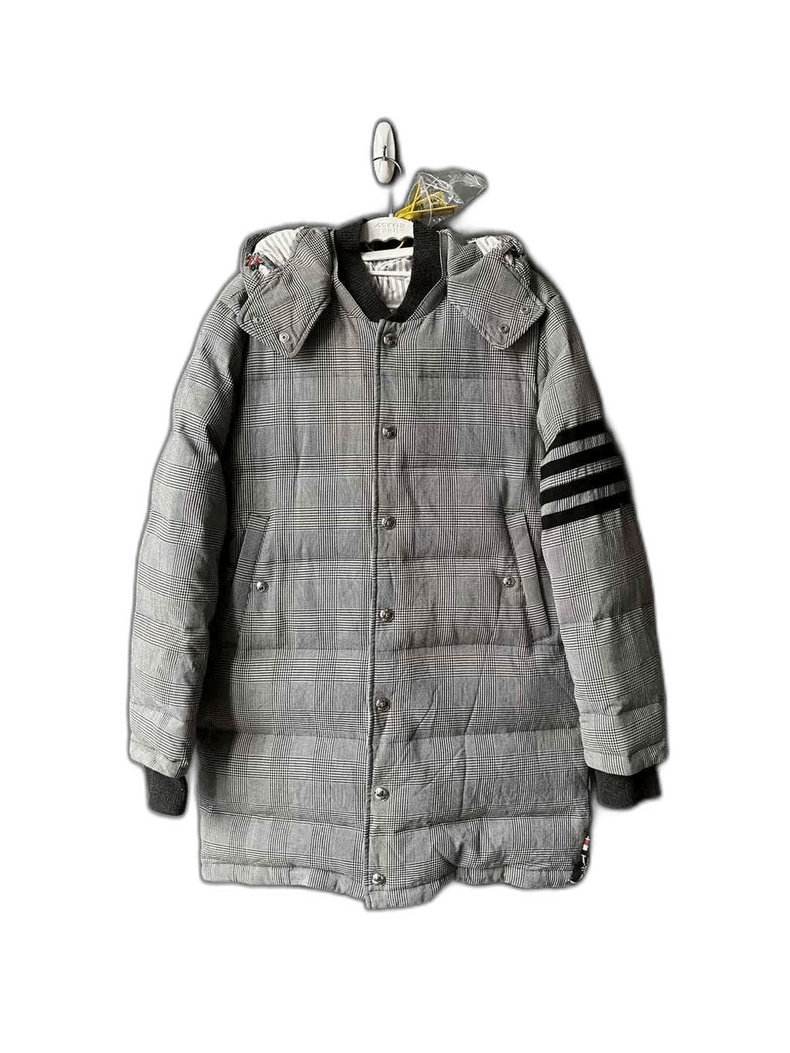 Thom Browne Thom Browne Houndstooth Down Jacket Size US S / EU 44-46 / 1 - 1 Thumbnail