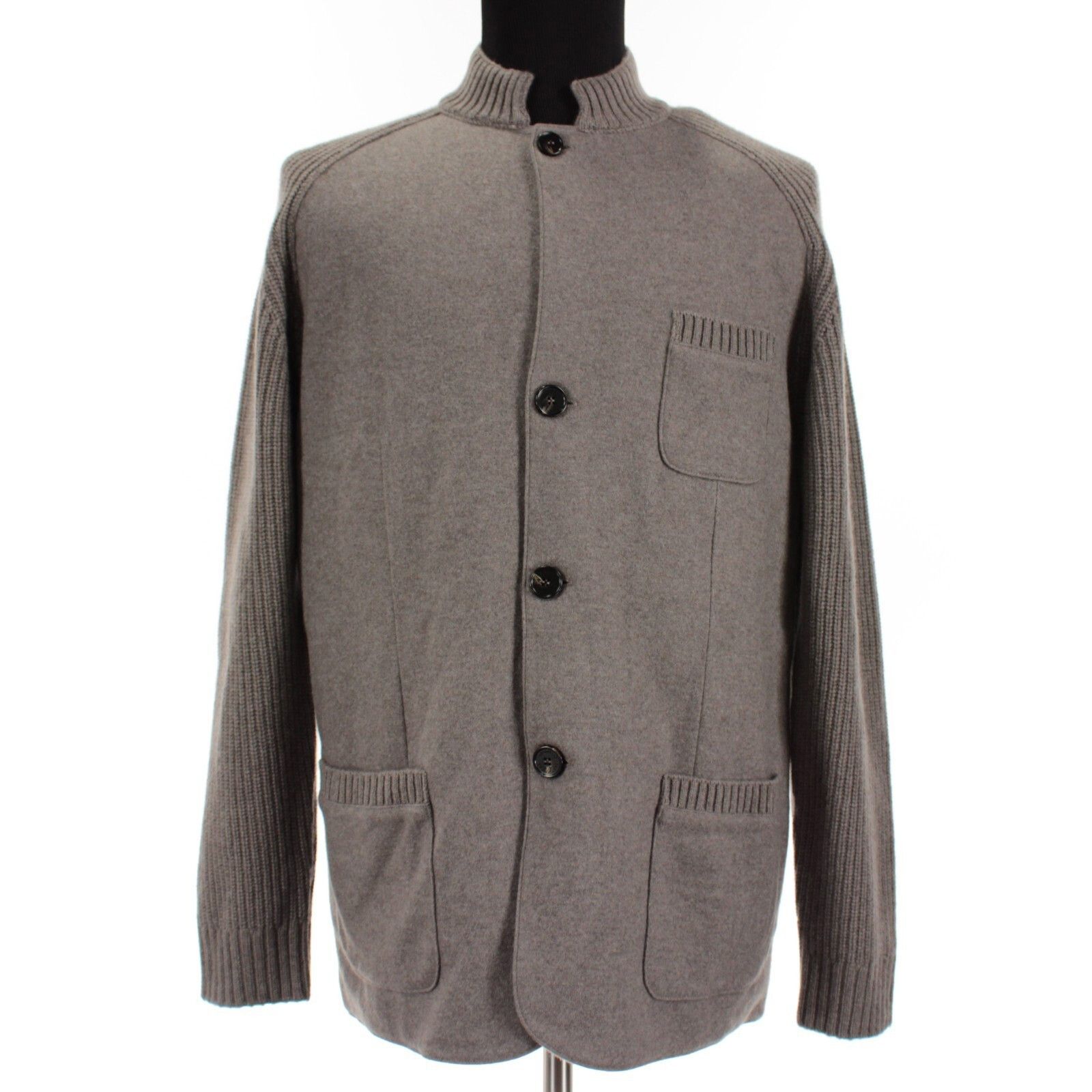 Maurizio Baldassari Maurizio Baldassari Jacket Size L US In Gray Cashmere Size US L / EU 52-54 / 3 - 1 Thumbnail