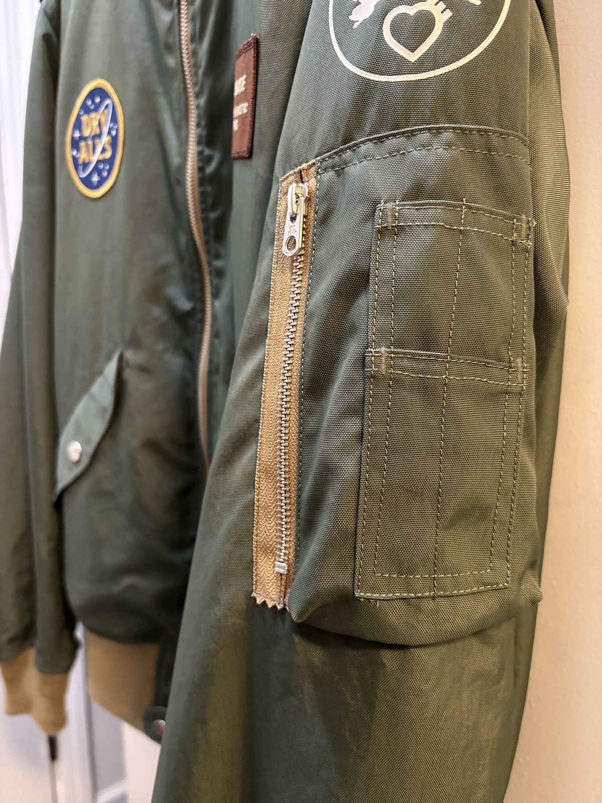 Human Made Human Made Bomber Jacket Olive Drab Size US XL / EU 56 / 4 - 3 Thumbnail