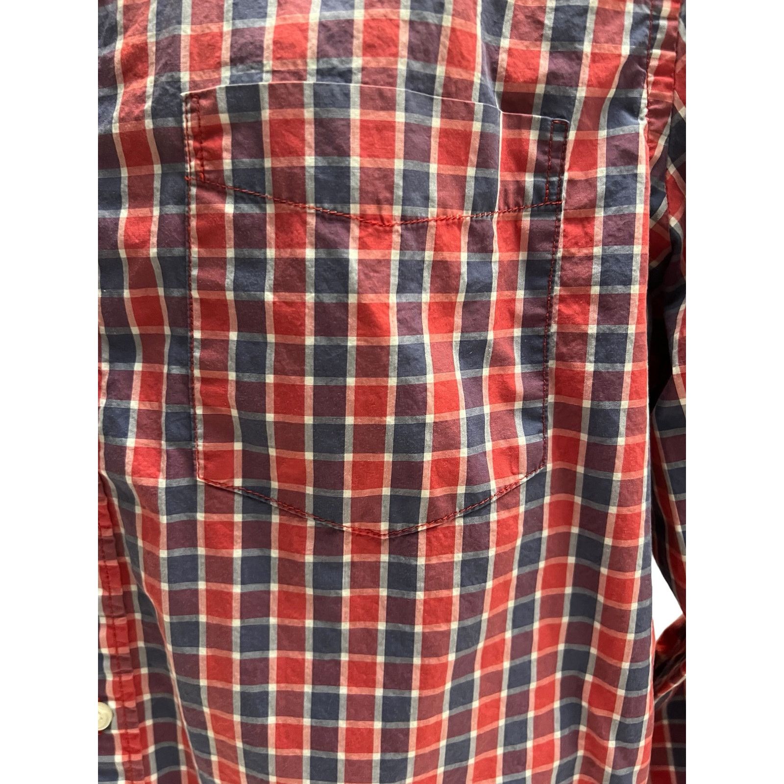 Gap Gap Lived-In Men’s Plaid Button Down Shirt XL Long Sleeve Size US XL / EU 56 / 4 - 7 Thumbnail