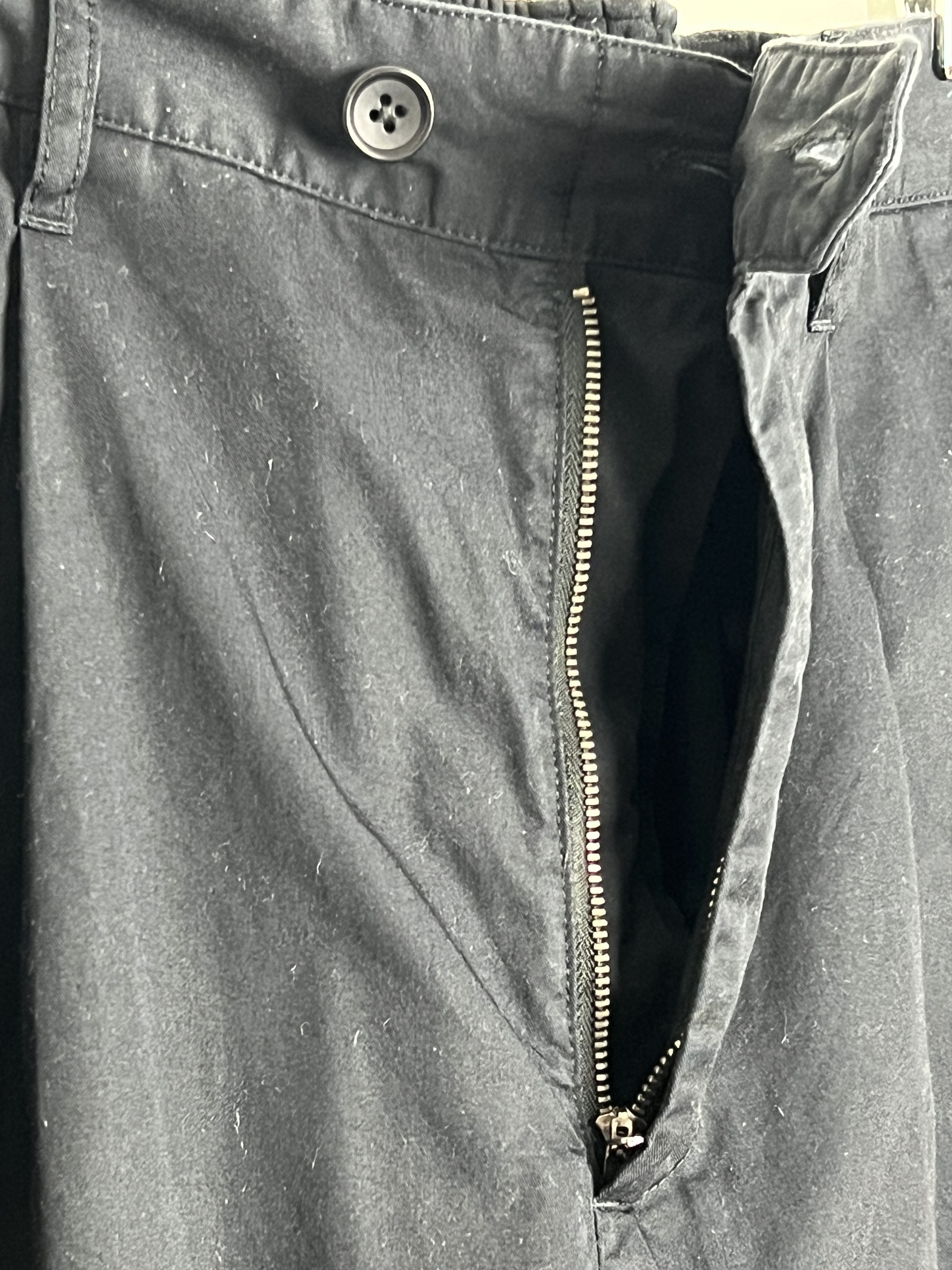 Engineered Garments Black Pleated Cotton Trousers Size US 34 / EU 50 - 5 Thumbnail
