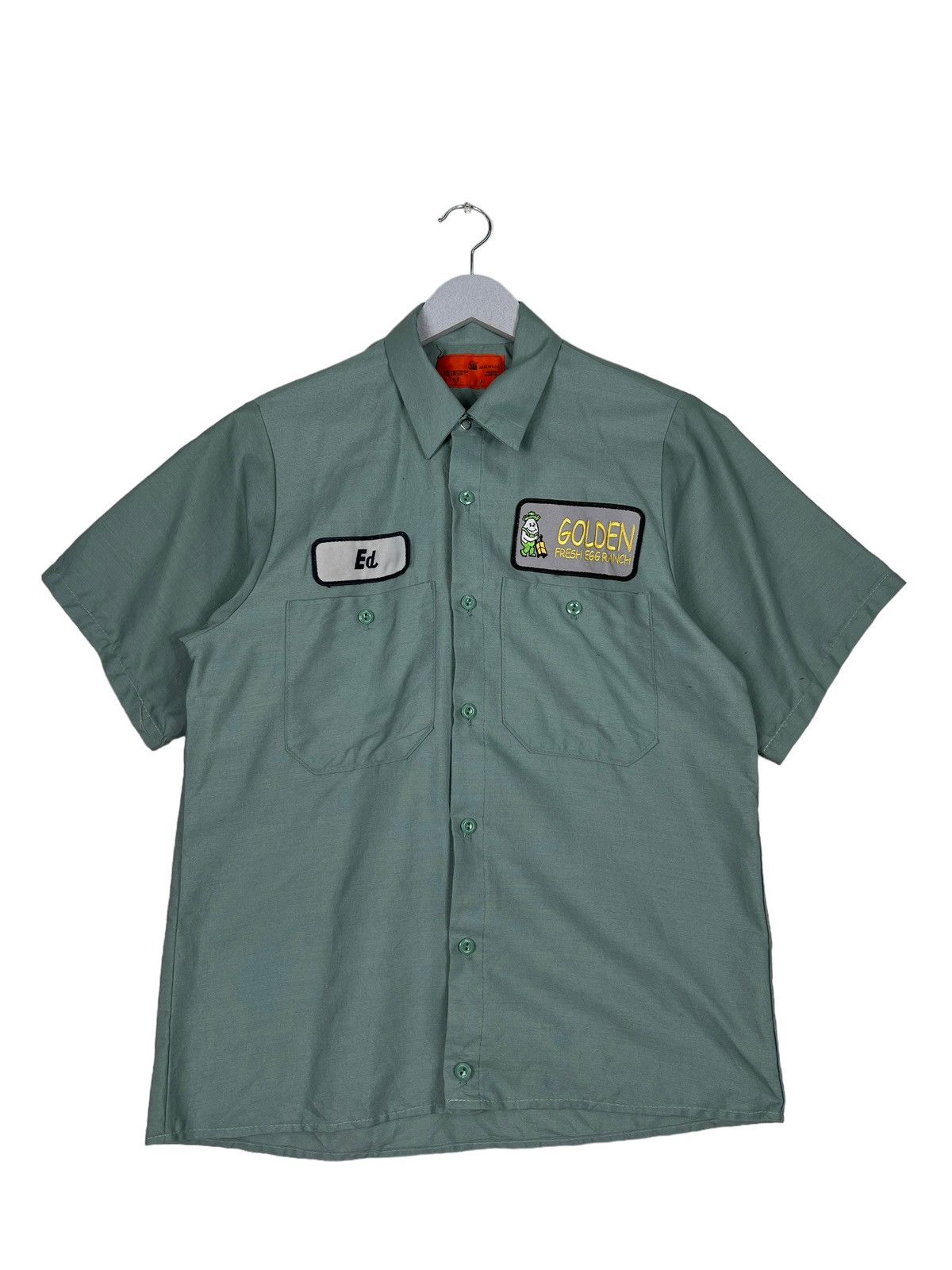 Vintage 🔥 VINTAGE WORKER SHIRT MADE IN USA Size US S / EU 44-46 / 1 - 2 Thumbnail