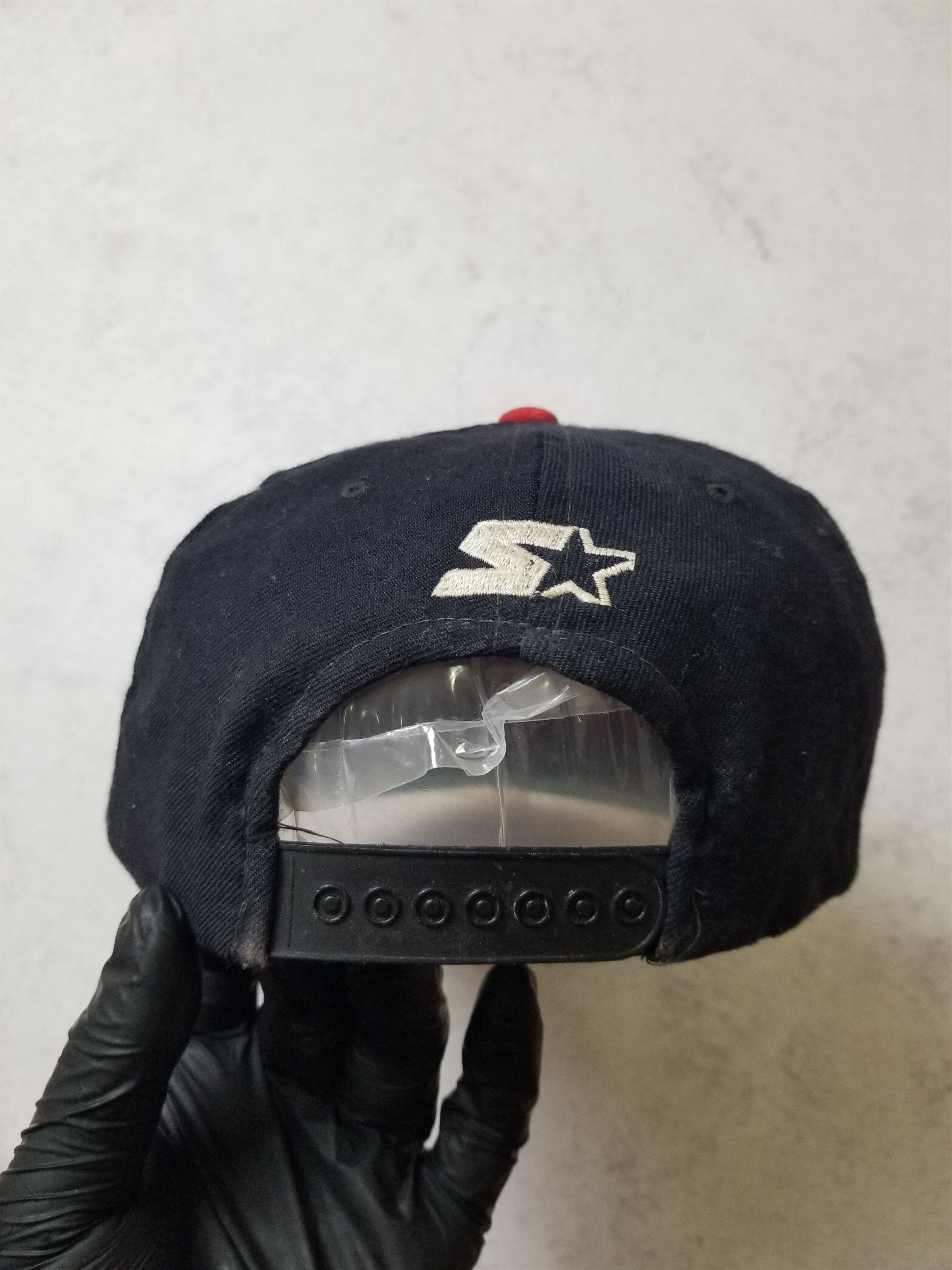 Starter Vintage Chicago Bulls Hat Starter Arch Snapback NBA Wool Cap Size ONE SIZE - 3 Thumbnail