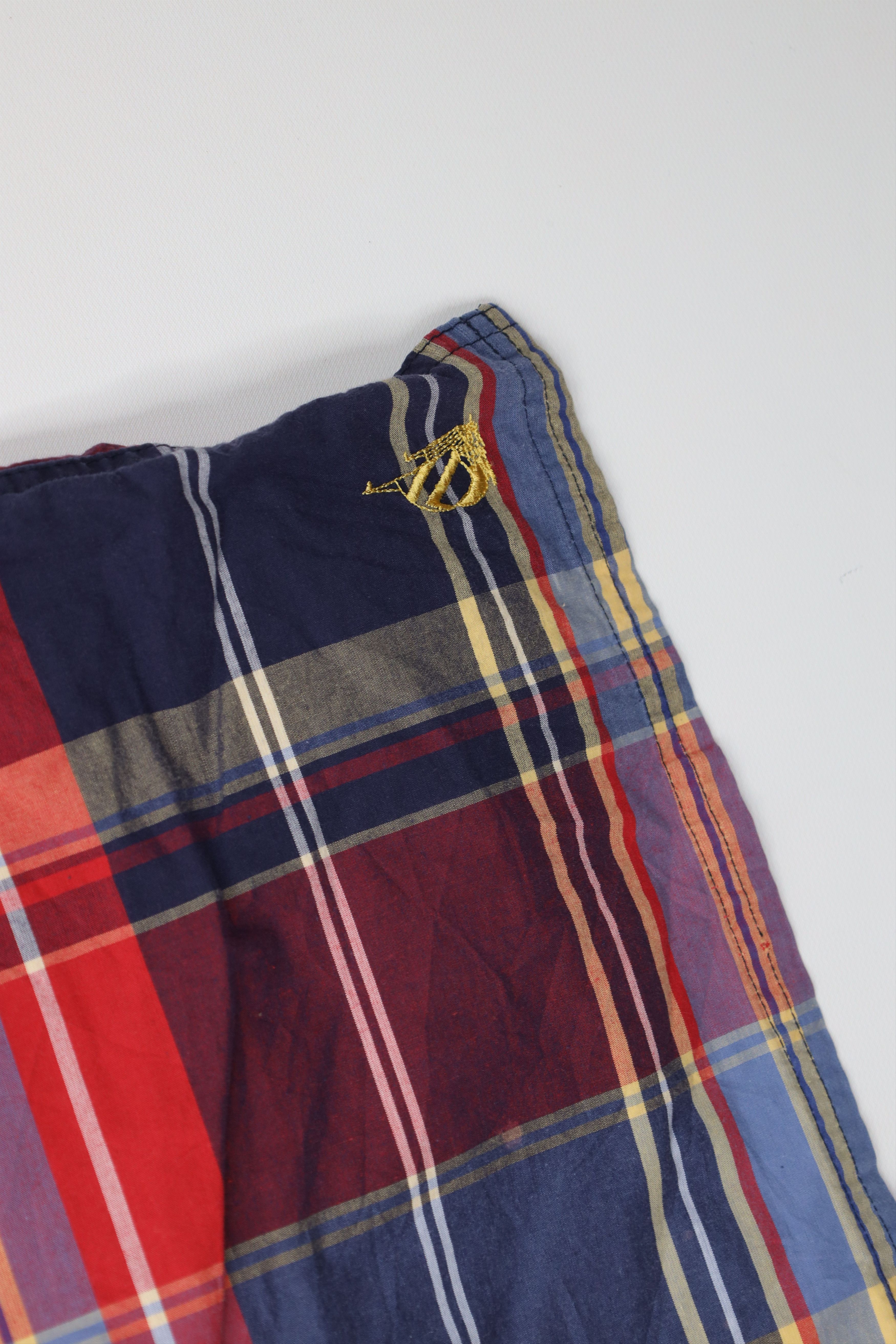 Nautica Vintage 90s Nautica Sailing Lined Above Knee Shorts Plaid Size US 34 / EU 50 - 5 Thumbnail
