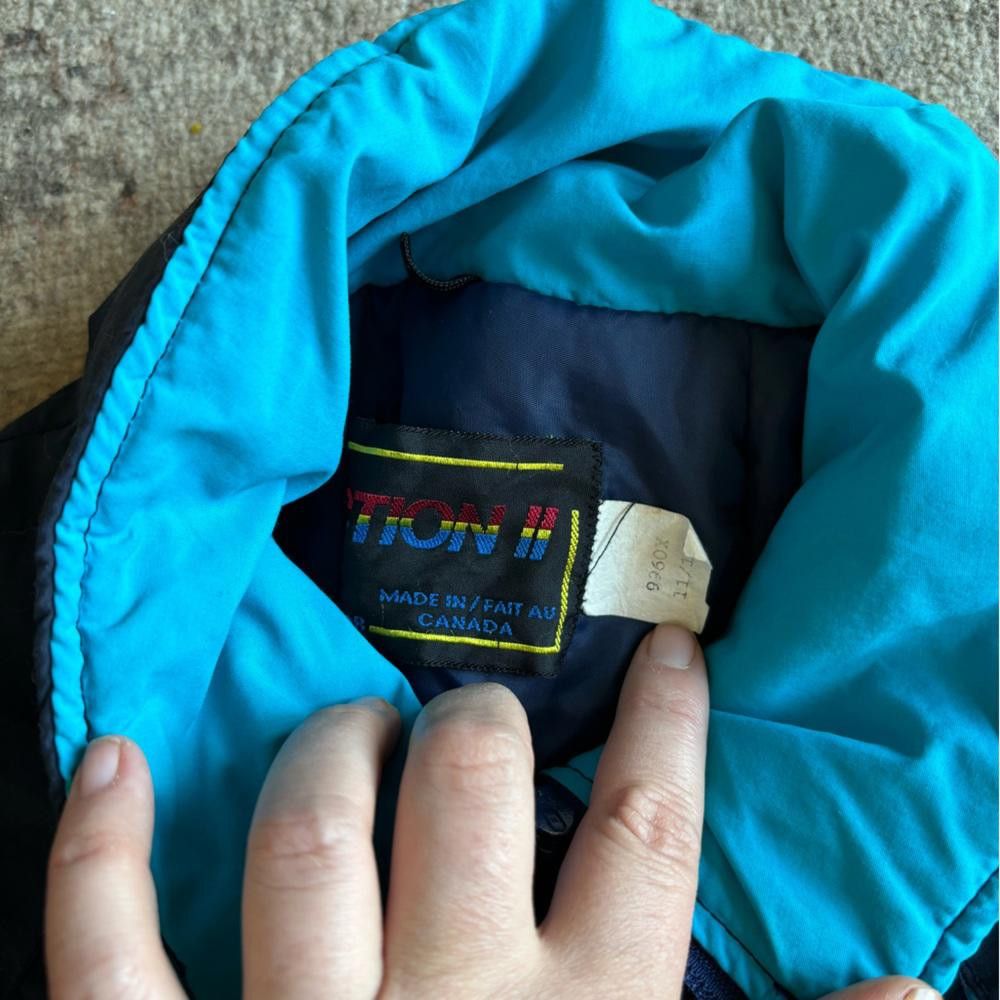 Designer Vintage colour block 1980 winter coat Size M / US 6-8 / IT 42-44 - 6 Thumbnail