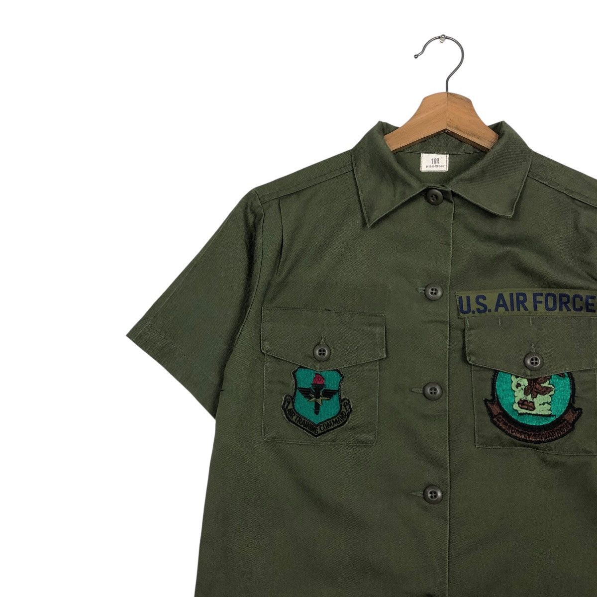 Vintage 📌Vintage OG-507 Shirt Jacket Military US Air Force Size US M / EU 48-50 / 2 - 8 Thumbnail