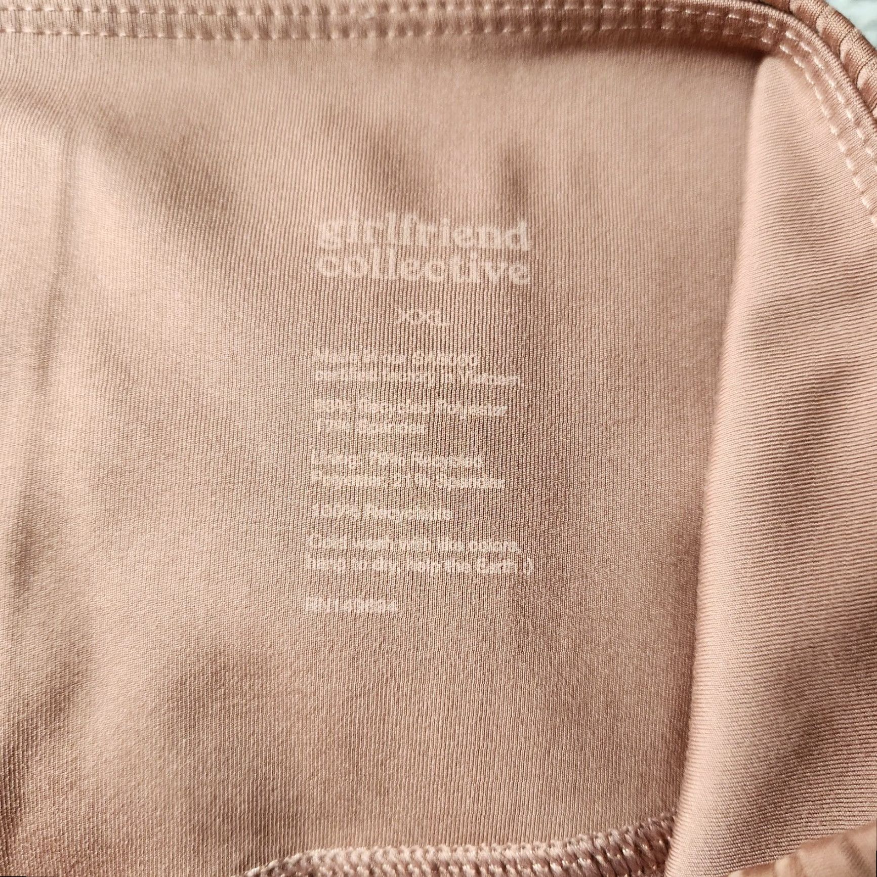 Girlfriend Collective girlfriend collective Womens Leggings - Pink Ribbed Leggings - Size XXL - Rosewood Pink - Plus Size - Ankle, Skinny - High Rise - Yoga - Activewear Size ONE SIZE - 5 Thumbnail