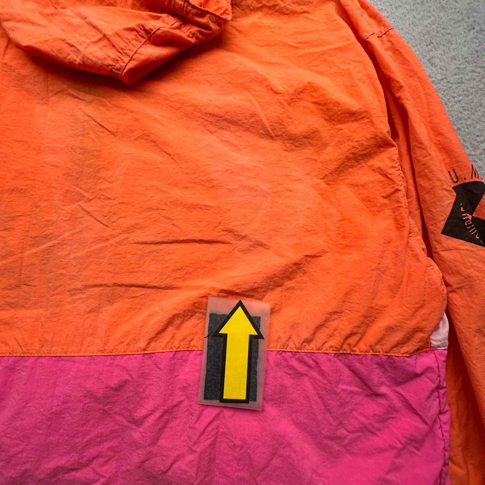 B.U.M Equipment Vintage 90s BUM Equipment Orange Windbreaker Jacket Mens XL Size US XL / EU 56 / 4 - 7 Thumbnail
