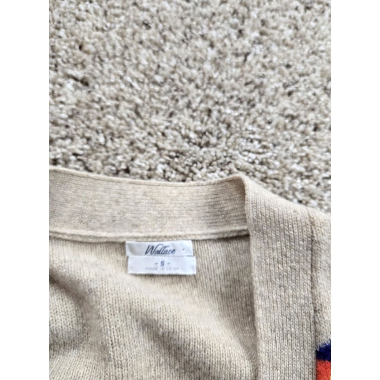 Madewell Madewell Cardigan Sweater Women Small Brown Aztec Merino Wool Sweater Size S / US 4 / IT 40 - 7 Thumbnail