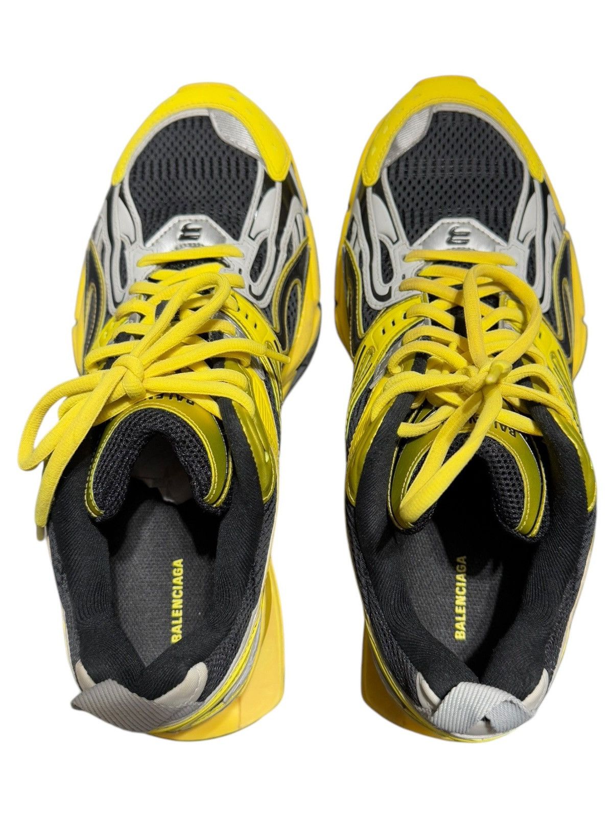 Balenciaga RARE Yellow Lightning X-Pander (X Pander) Heel Sneaker Size US 7 / EU 40 - 8 Thumbnail