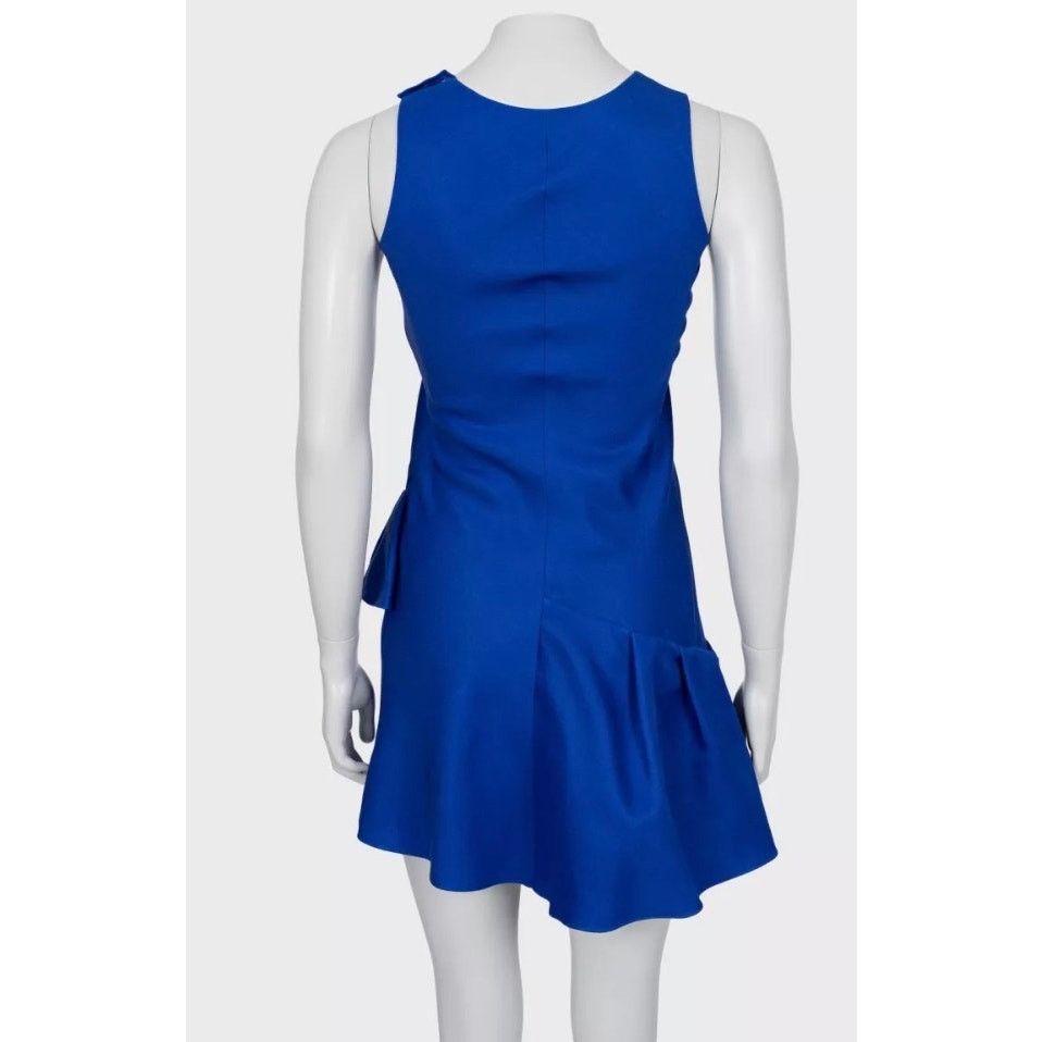 Dior Christian Dior Vintage Blue Silk Blend A-Line Dress Sz.40/S Size S / US 4 / IT 40 - 3 Thumbnail