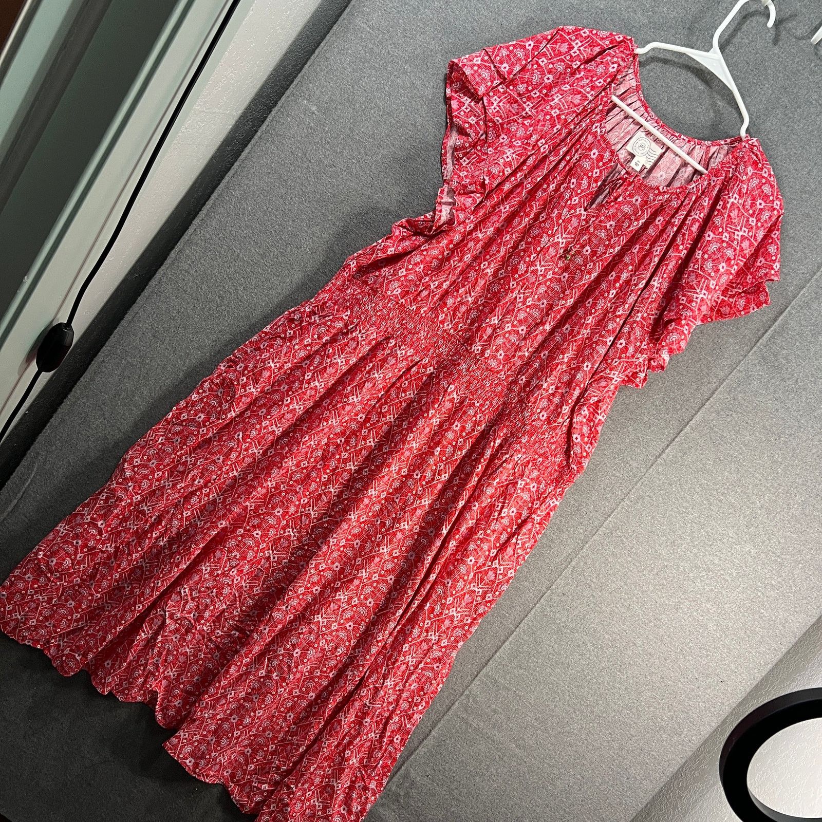 Other Destination 365 Printed Short-Sleeve Midi Dress Size XXL / US 16-18 / IT 52-54 - 6 Thumbnail