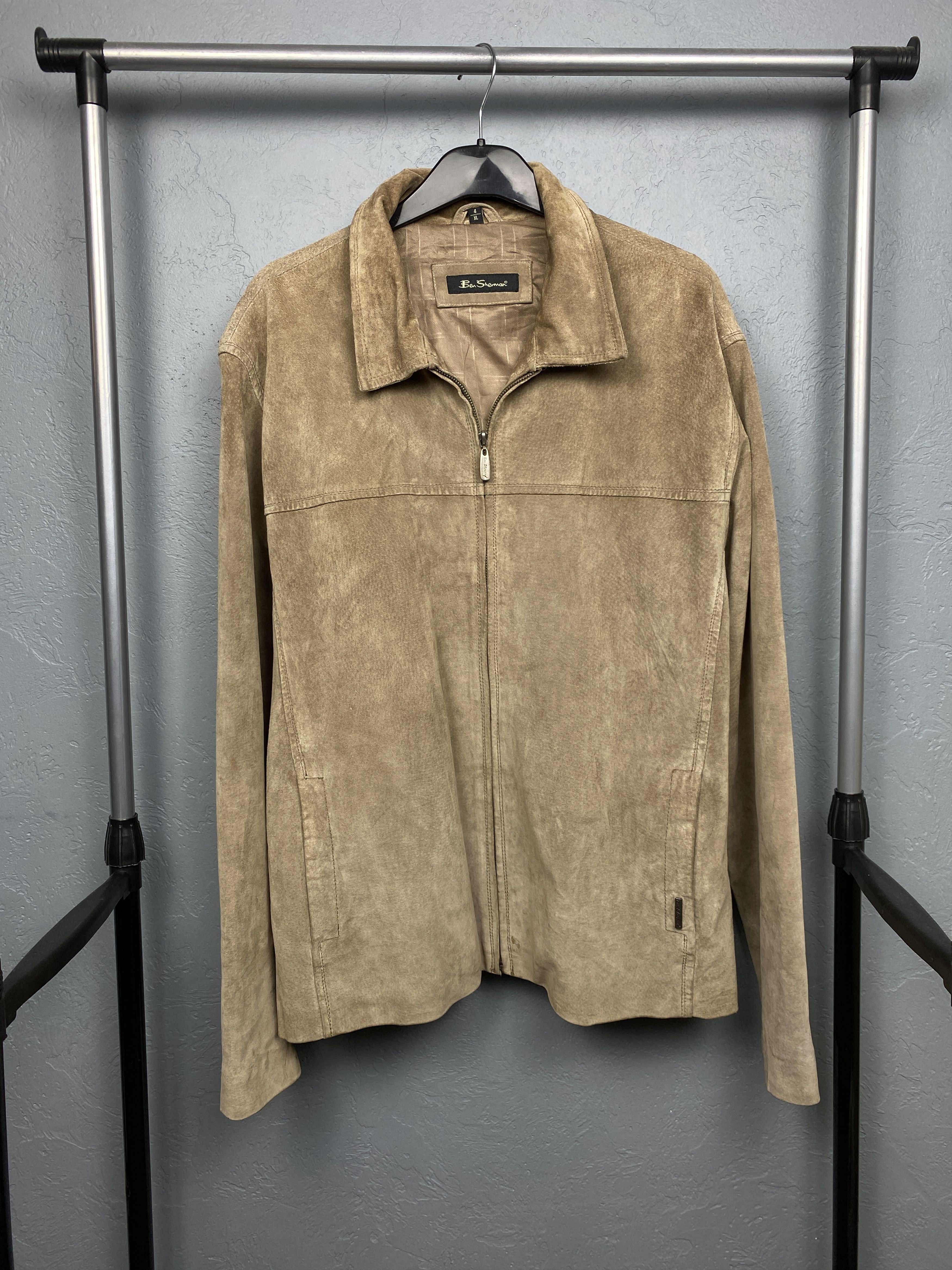 Ben Sherman Ben Sherman Vintage Mens Leather Jacket Size US XL / EU 56 / 4 - 1 Thumbnail