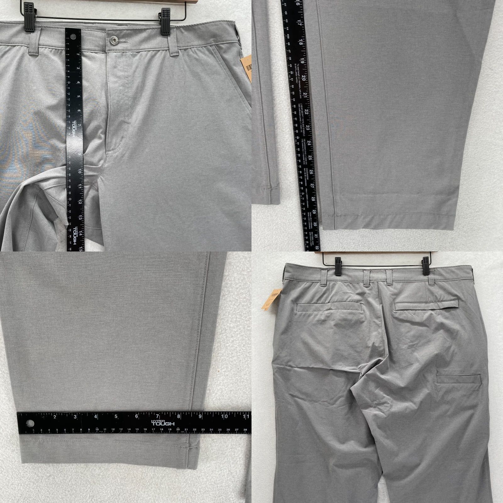 Vintage Duluth Overachino Pants Mens 40x30 Standard Fit Gray Stretch Cargo Hiking Camp Size US 40 / EU 56 - 8 Thumbnail