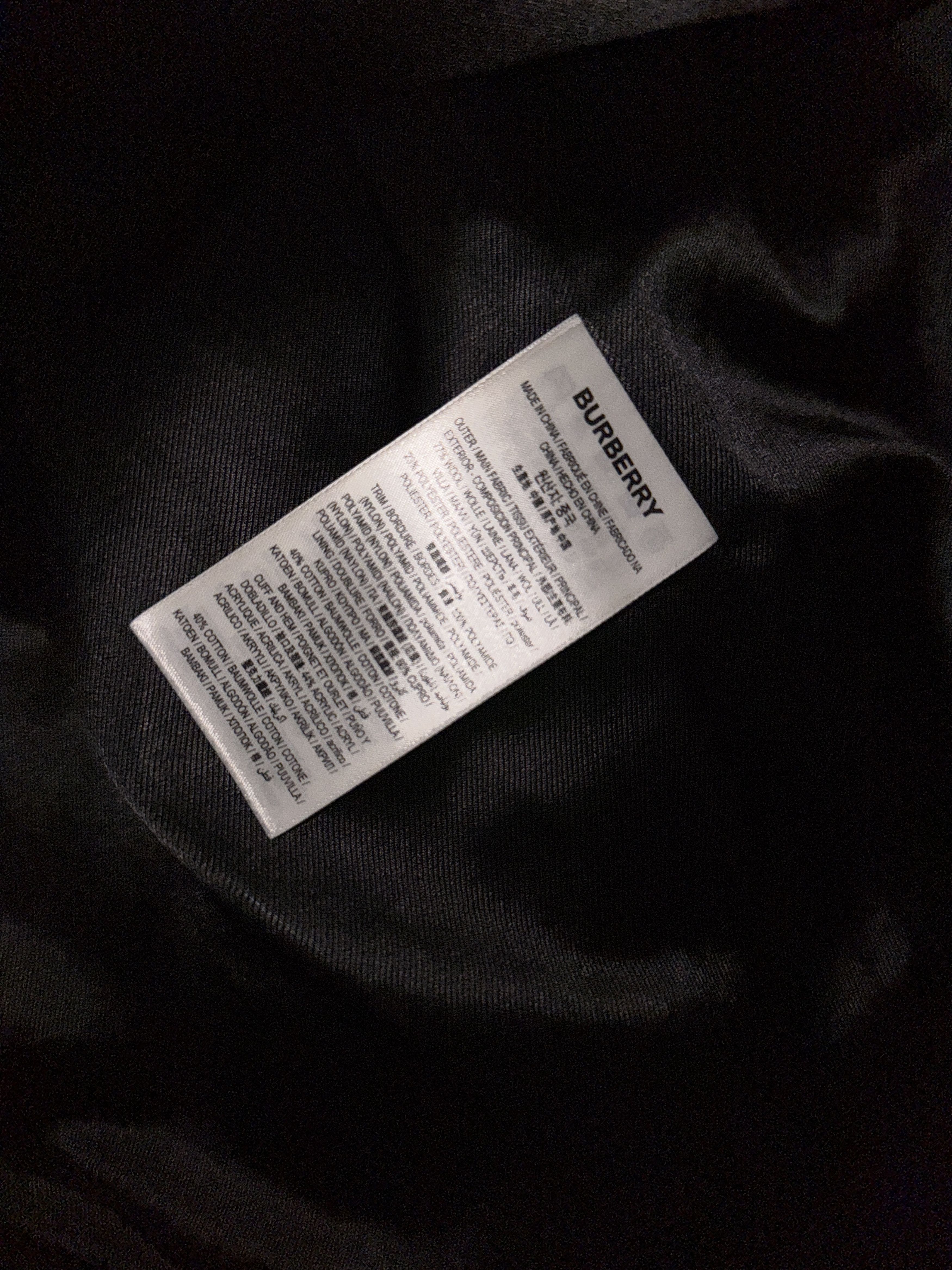Burberry Burberry lambeth logo wool blend bomber jacket Size US M / EU 48-50 / 2 - 2 Thumbnail