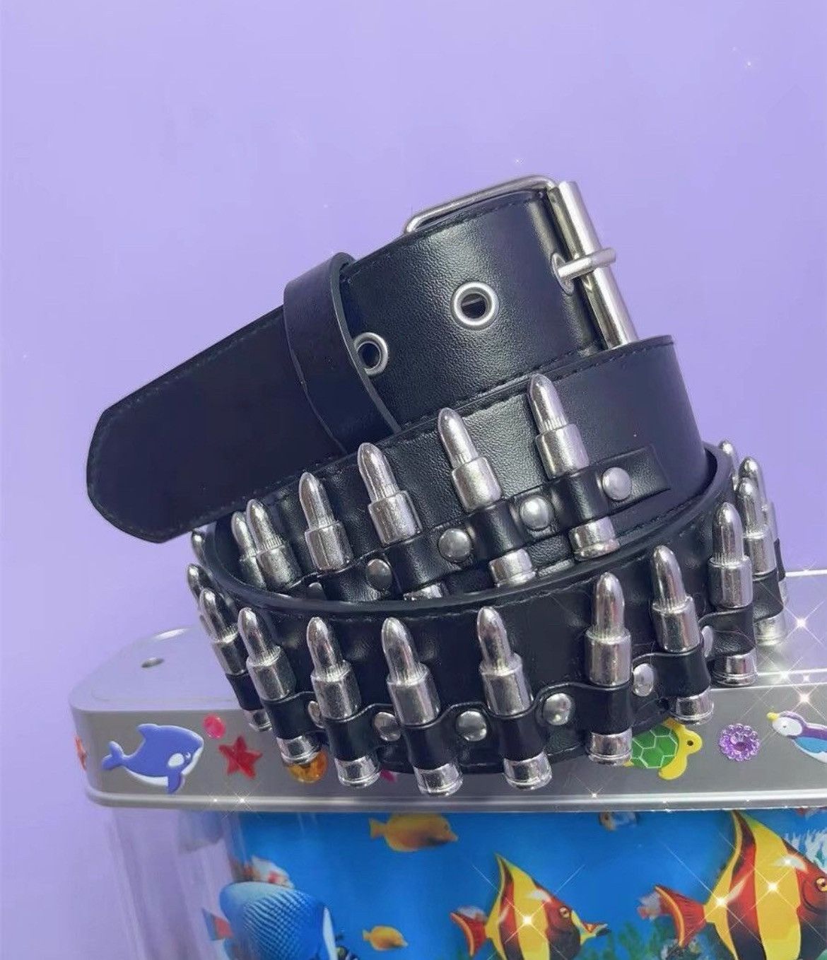 Japanese Brand × Vintage Retro punk belt bullet belt Size ONE SIZE - 3 Thumbnail