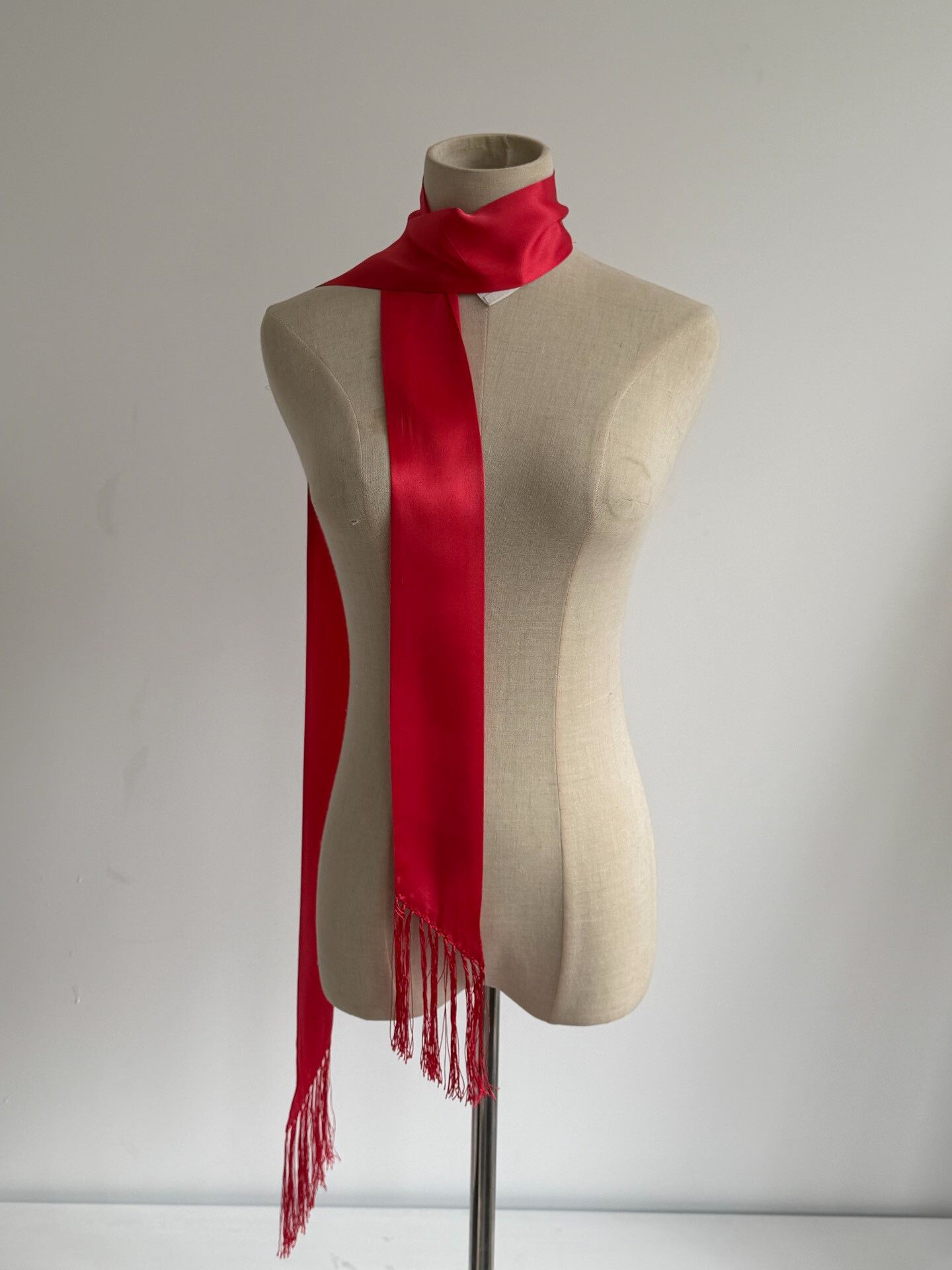 Maison Margiela Maison Martin Margiela AW05 Silk Fringe Scarf Size ONE SIZE - 1 Thumbnail